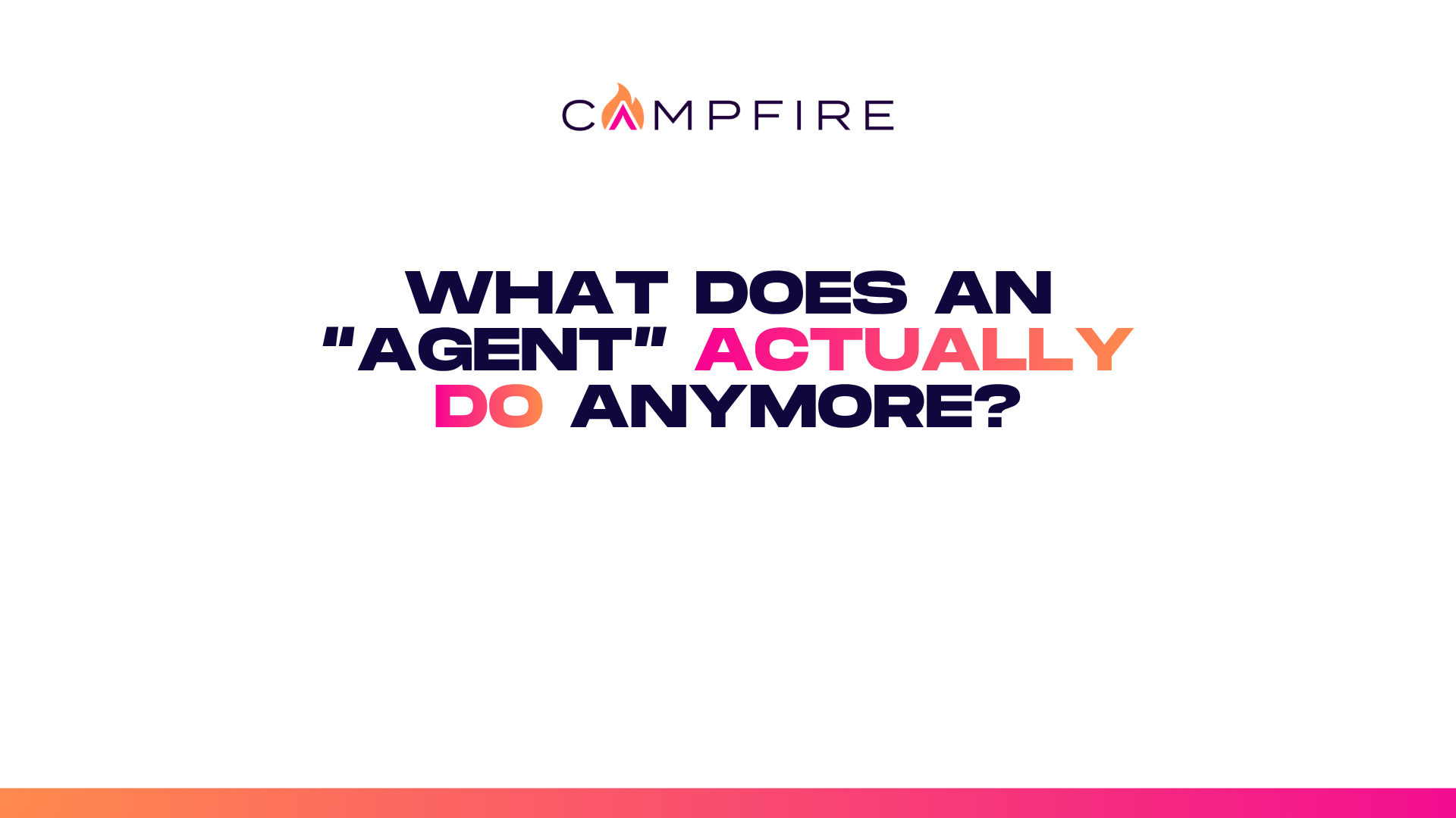 What Does an “Agent” Actually Do Anymore?