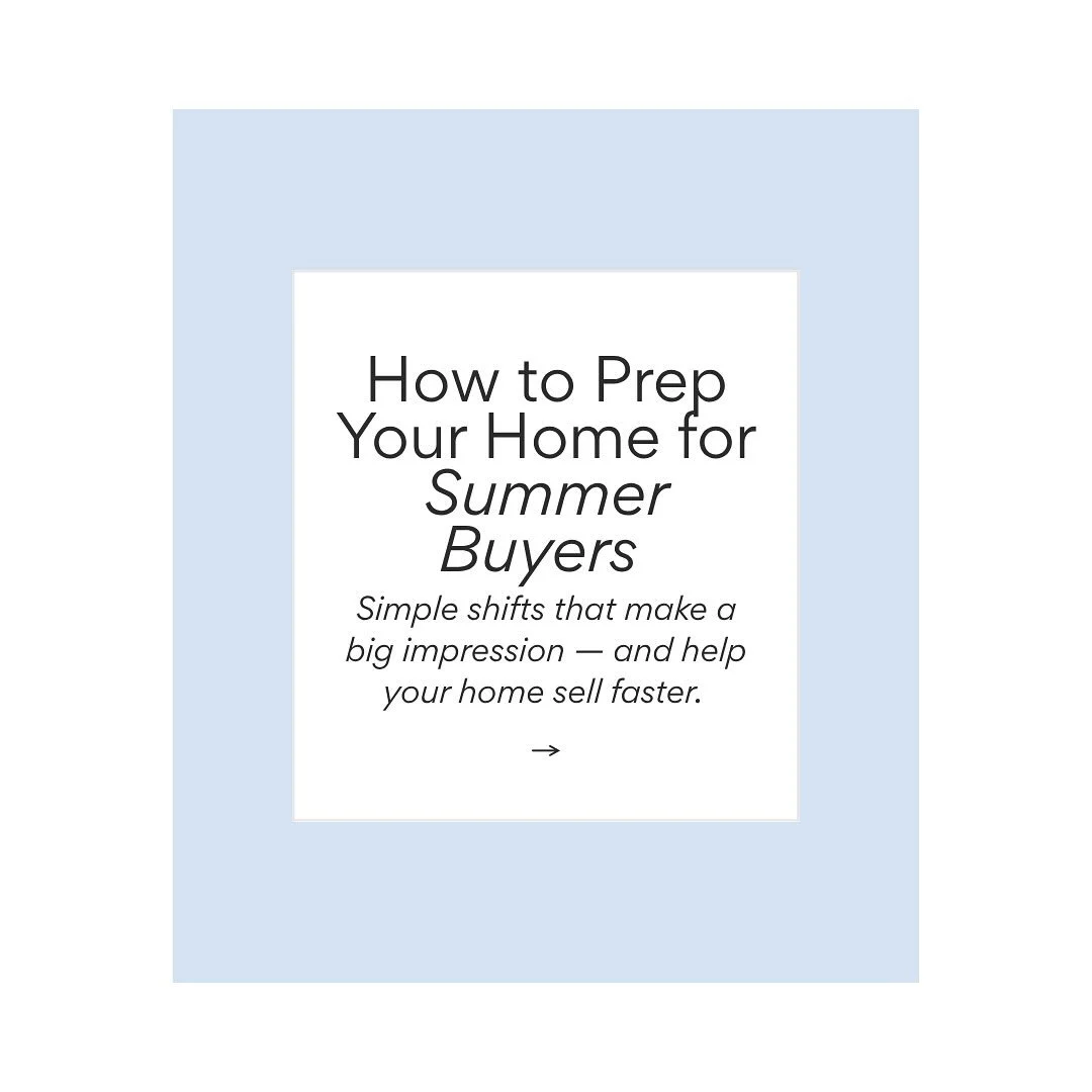 Summer buyers are out there &mdash; and they&rsquo;re paying attention to the details.☀️🏡

If you&rsquo;re thinking about selling, now&rsquo;s the time to lean into light, airy, and easy summer living. From curb appeal to a cozy patios, these simple