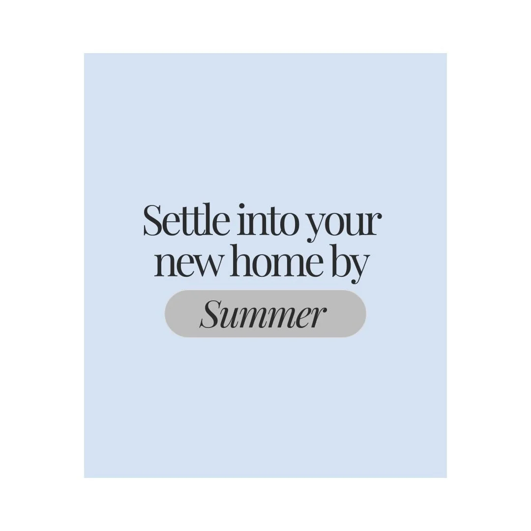 Picture this: The sun is shining, the weather is warm, and you&rsquo;re just settling into your new home.

Sounds perfect, right?

If you&rsquo;re looking to buy and move into a new home by summer, now&rsquo;s the time to start!

Swipe through to see