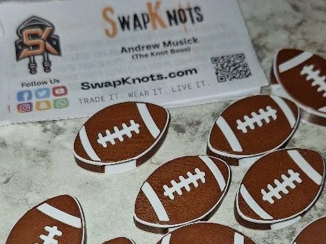 📣 Hey Eddyville!

We just dropped brand-new football ShapeKnots &mdash; repping like champs. 💪🏈🔥

They&rsquo;ll be at today&rsquo;s jamboree, but heads up: limited supply!

🎯 $3 each &ndash; slide one onto your hoodie strings and show that schoo