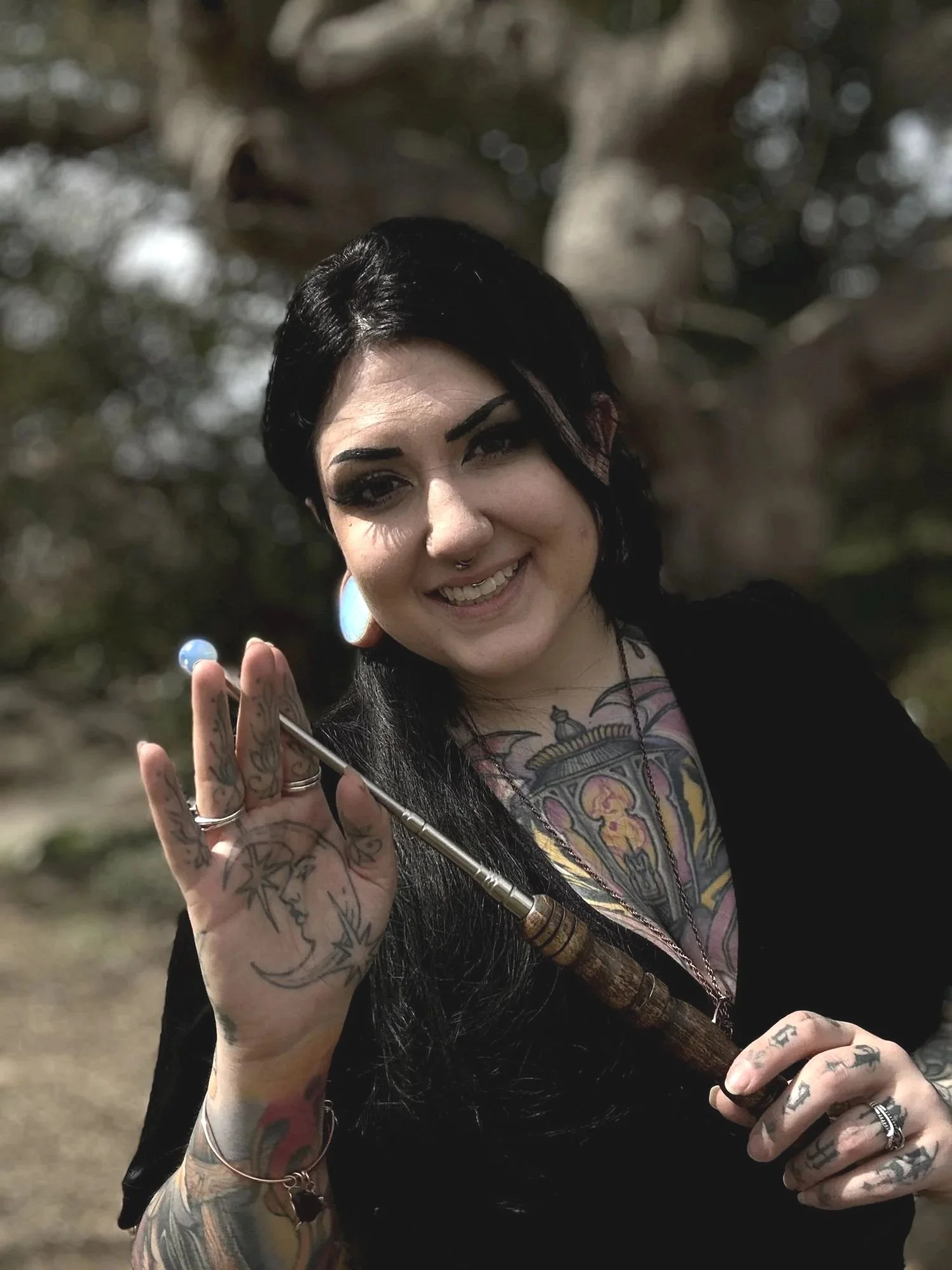 Marriage and Family Therapist Cloud in a black dress