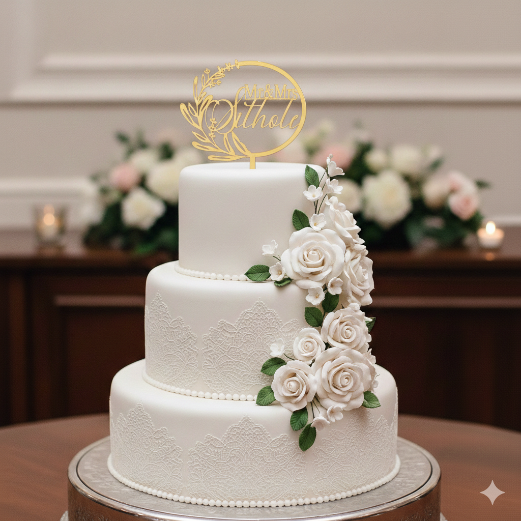 Personalised Wedding Cake Topper