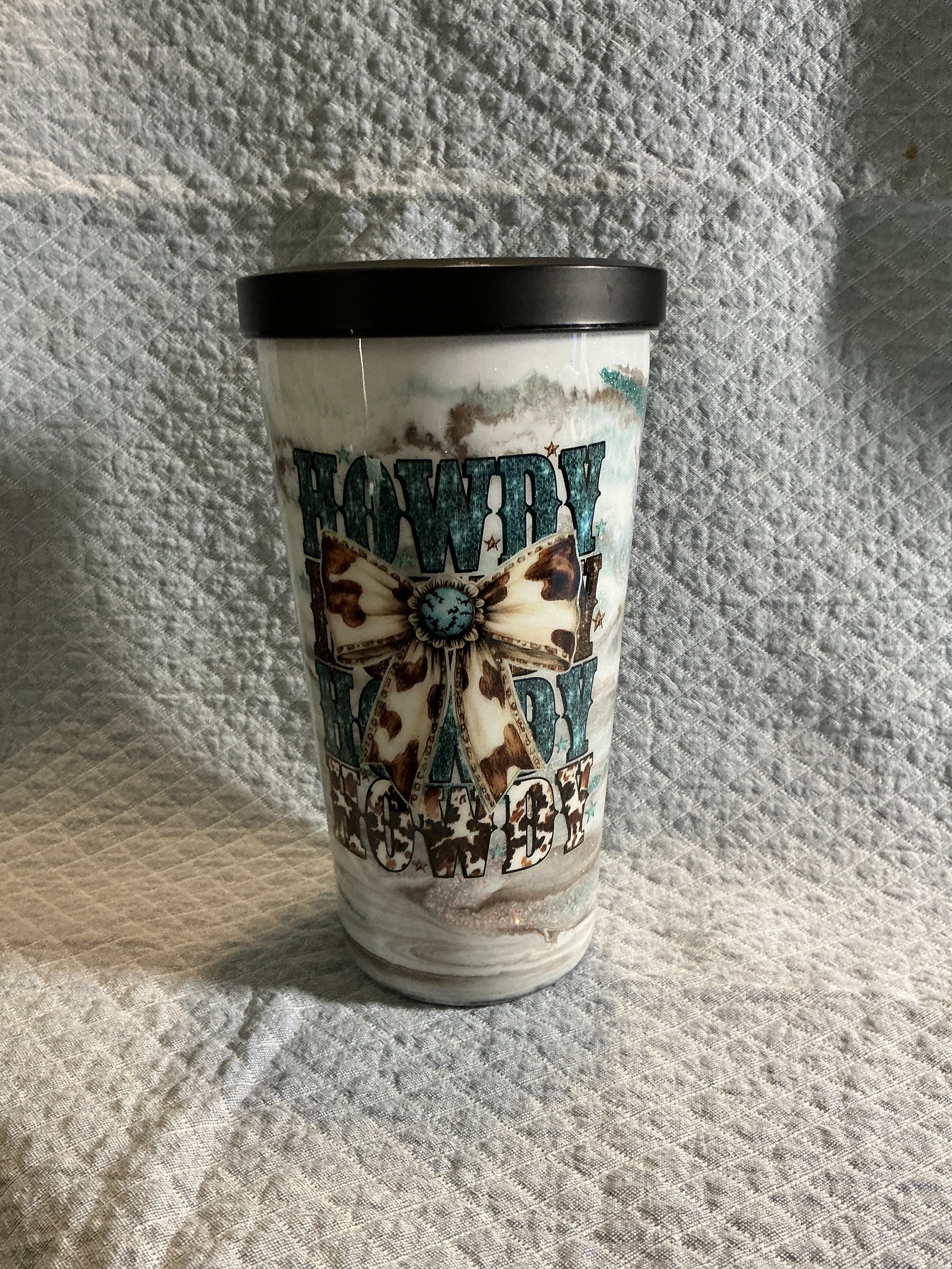 (JS4) 16 Oz cup - HOWDY