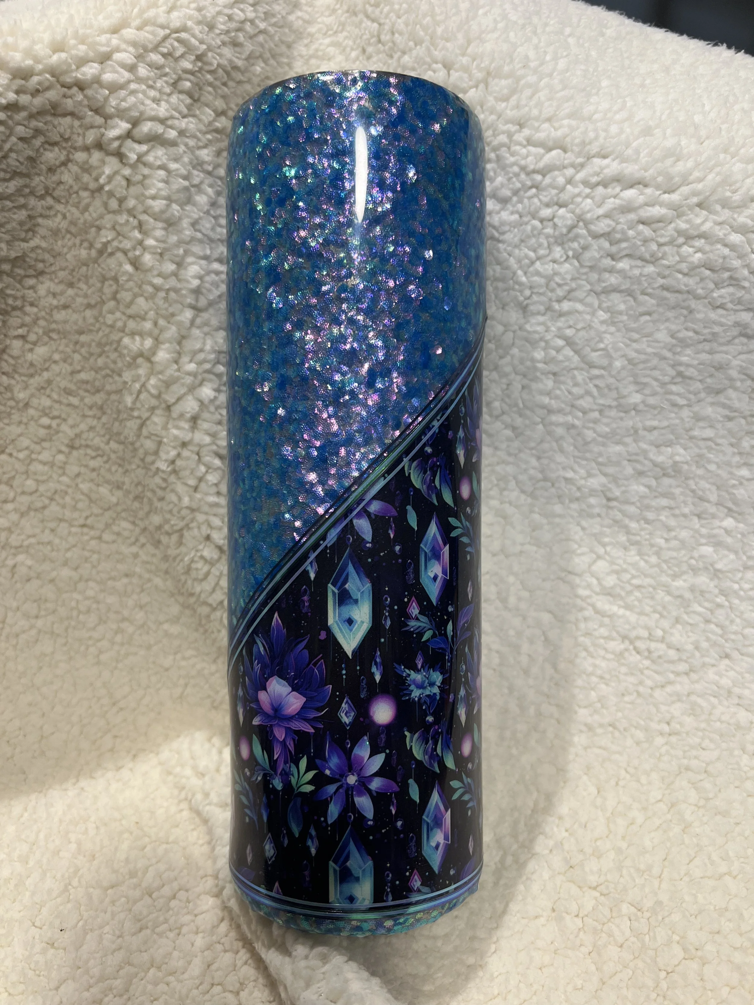 28 - 30 oz Skinny - Crystal Blue