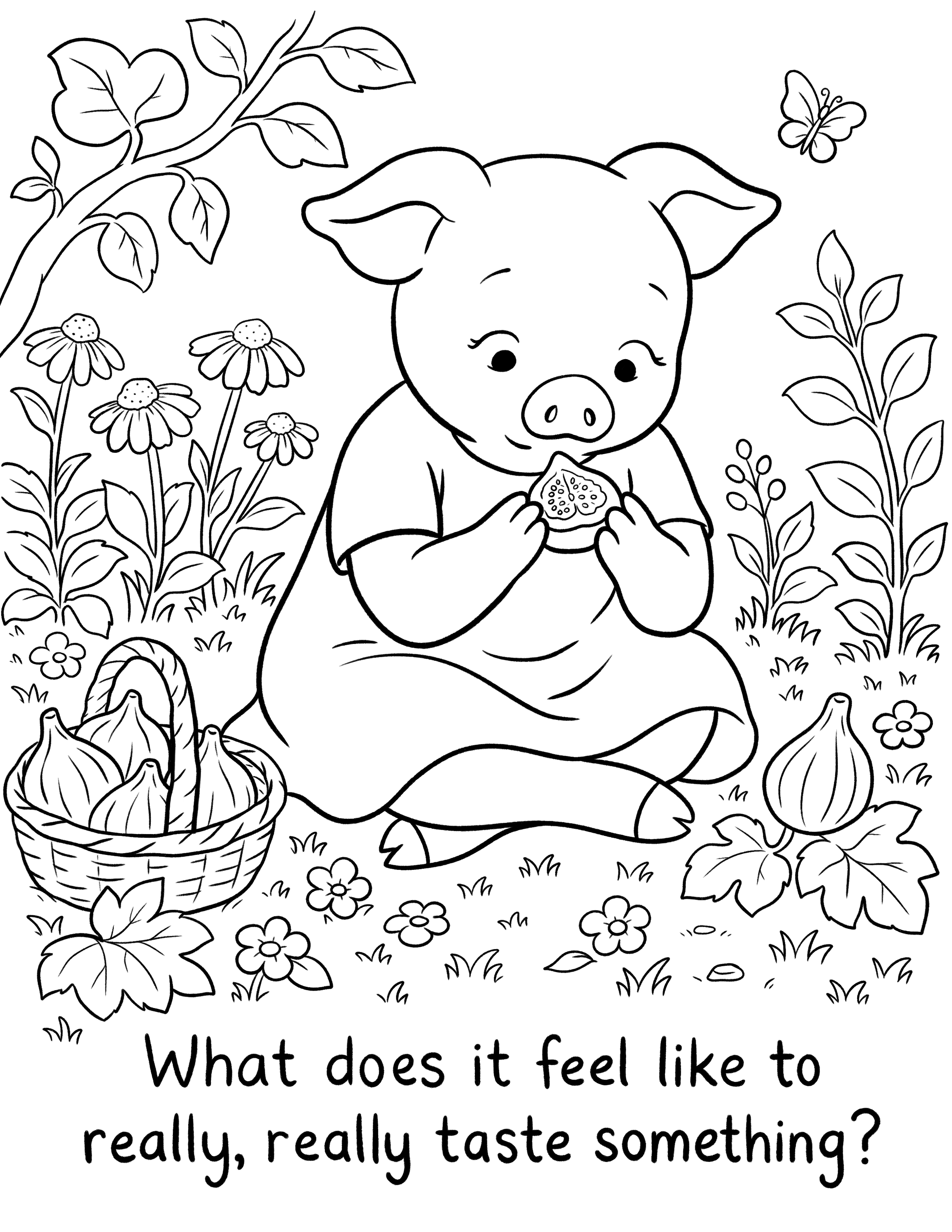 Penny Tastes a Fig · A Noticing Page