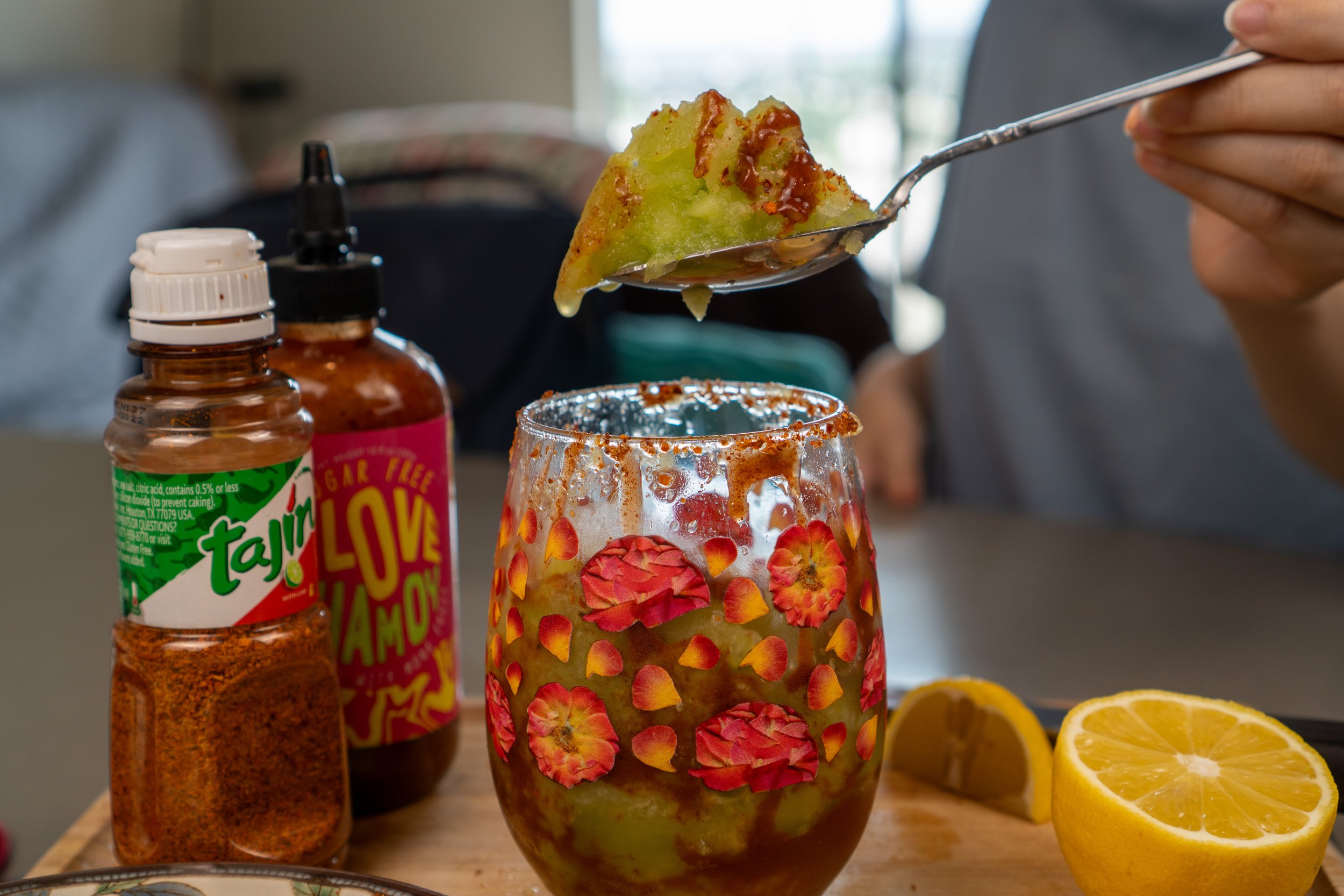Cucumber Chamoy Slush
