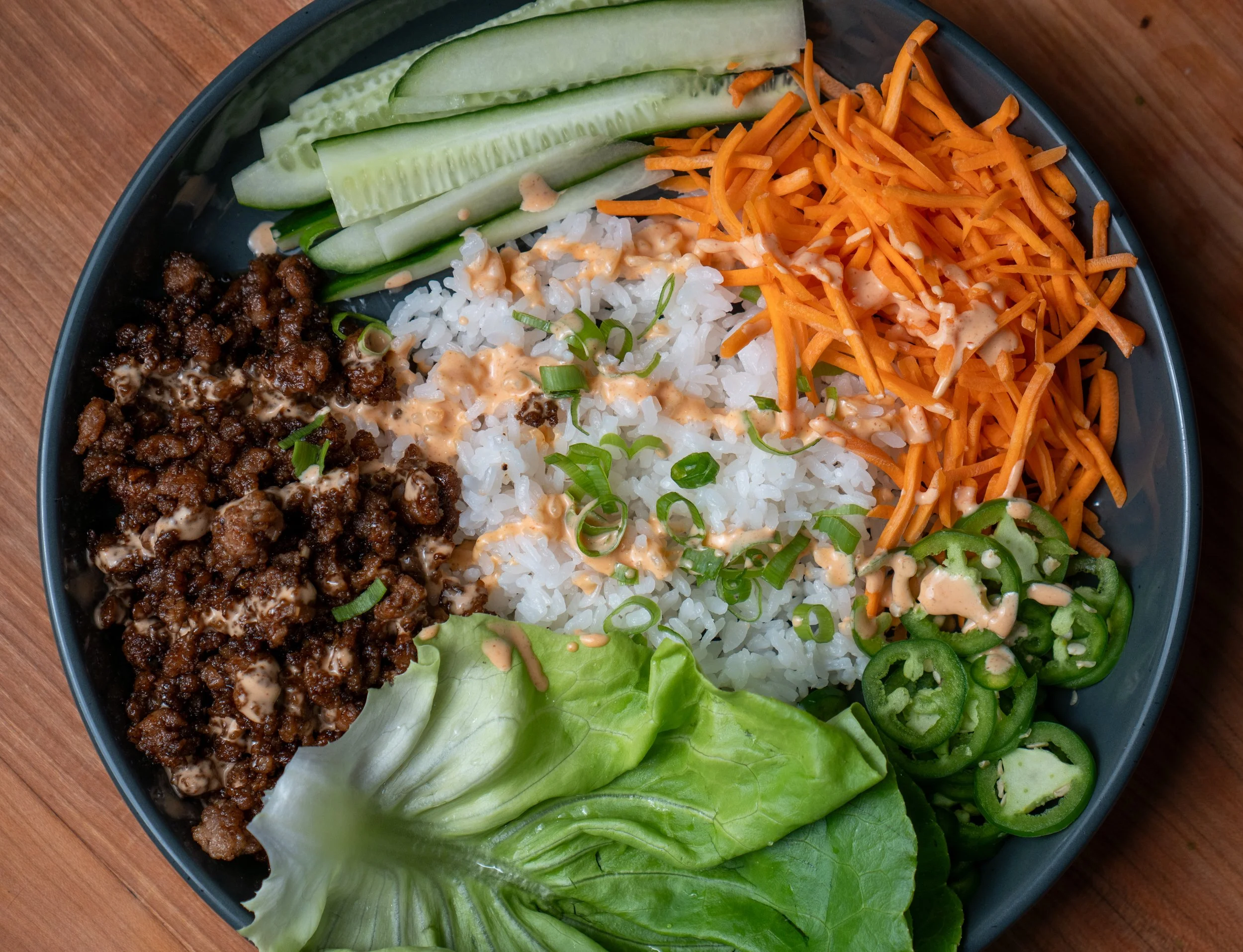 Banh Mi Bowl with Ground Pork