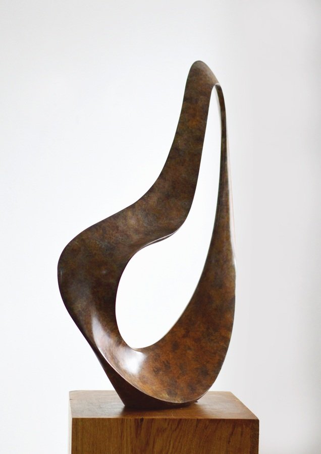 Bronze sculpture by Mari Ruth Oda