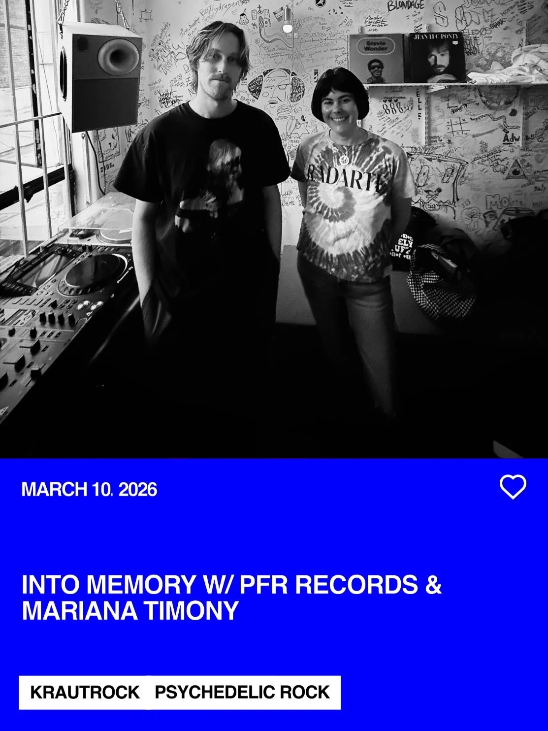 March show archive is up. Had fun going back to back with the one and only @marianatimony. We started 60s psych and ended 60s psych. 

Guru Guru &ndash; Stone In
A form of mercy &ndash; The Mallard
Cloud Rock &ndash; Go Kurosawa
Night Witch &ndash; W