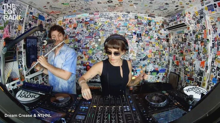 @dreamcrease and @nthnl.sound wrapped up their duo-solo tour a few weeks ago with a special ambient experimental set on the Lot. Still floating from the live vocals and flute. Two never-to-be-released collab tracks from the tour in here and lots of u