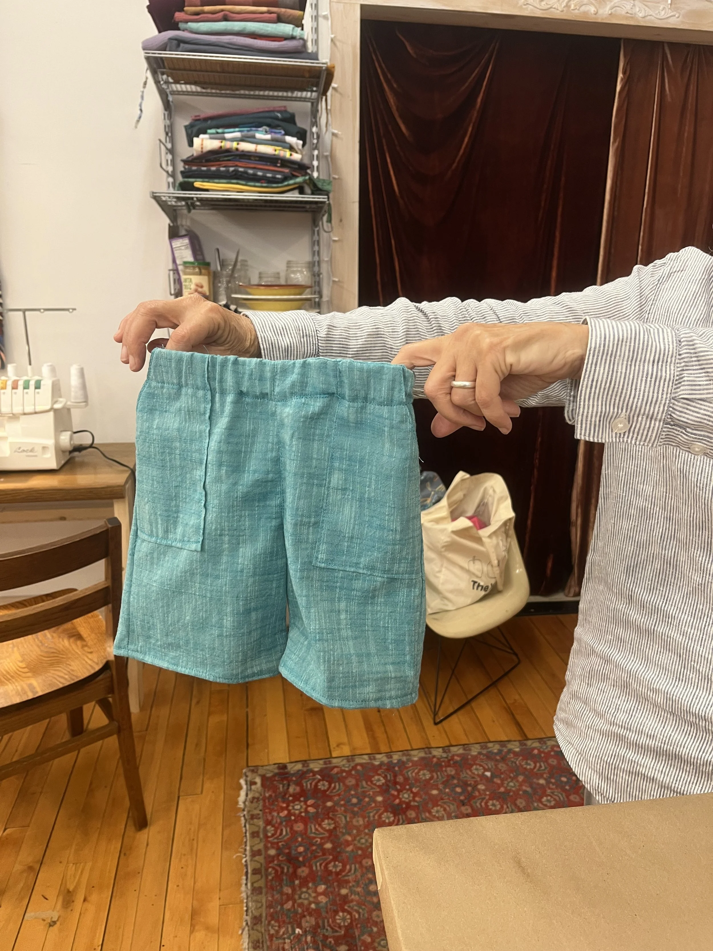 Kids shorts made of linen
