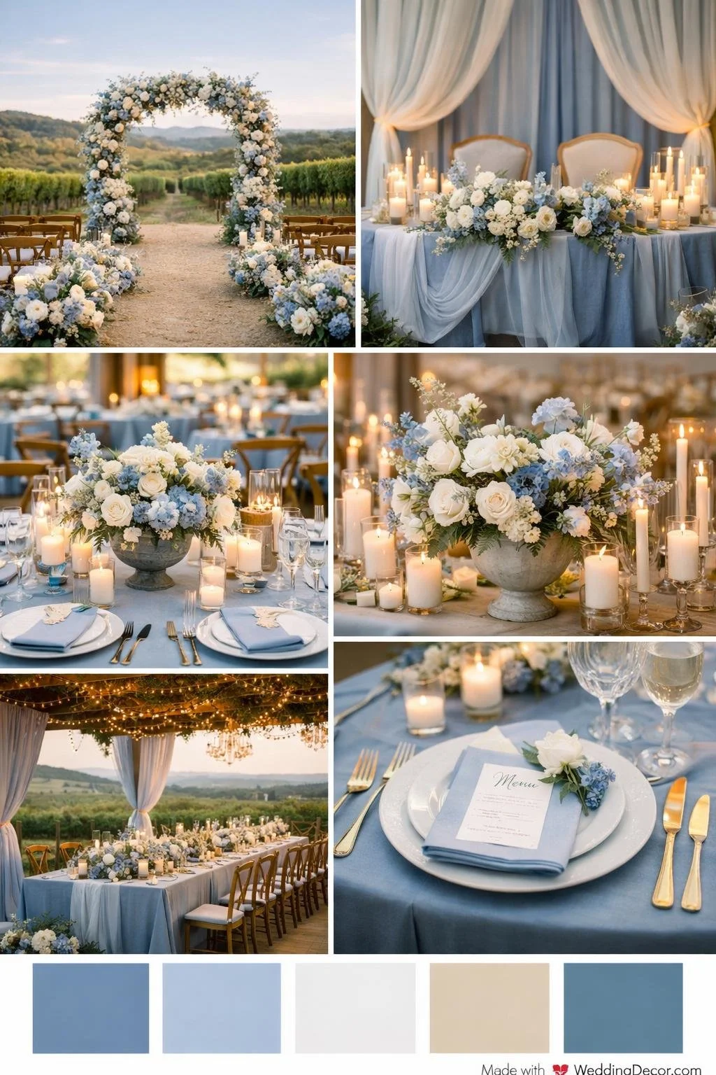 Something Blue Wedding Color Palette