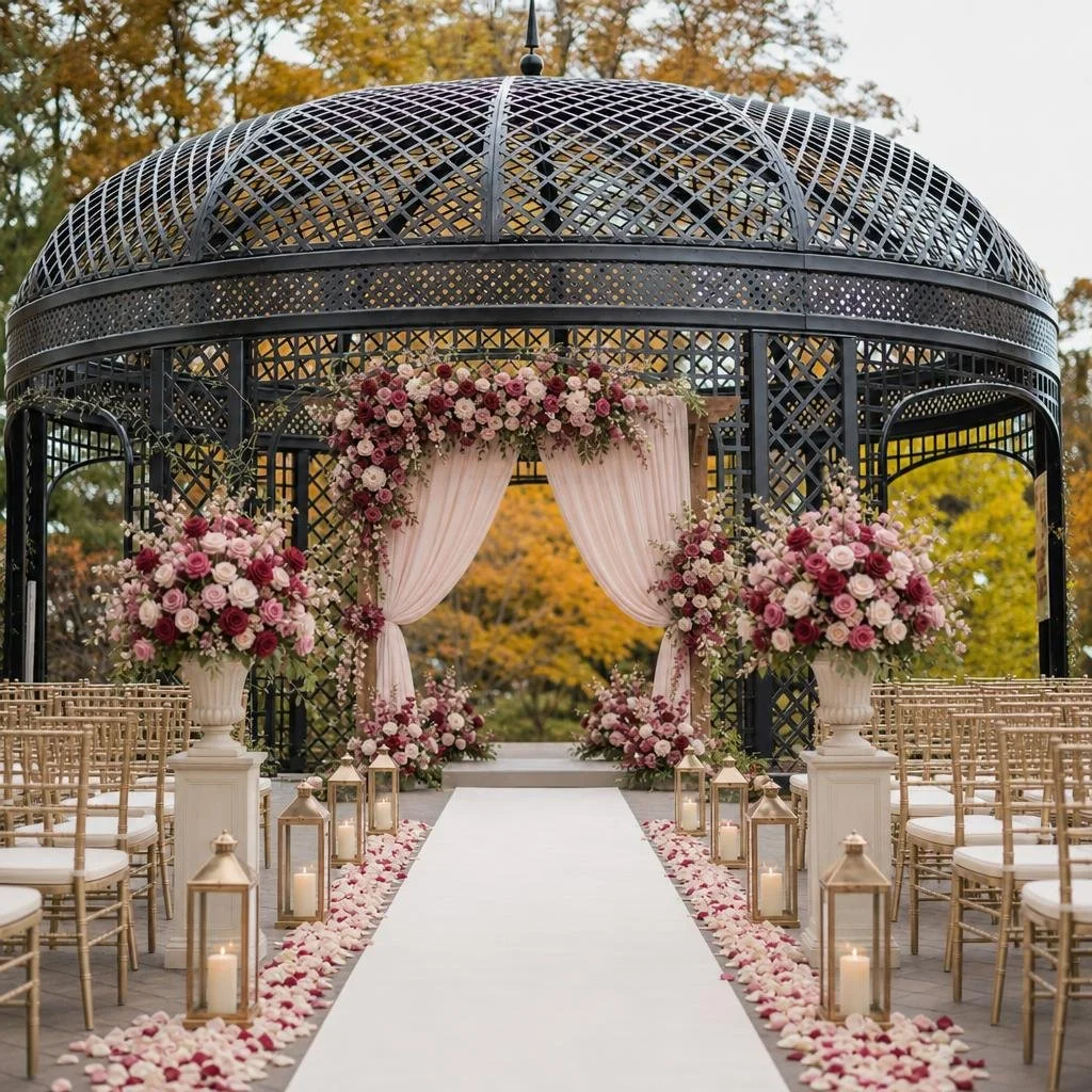 Wedding decor visualization: Garden Ceremony Arch