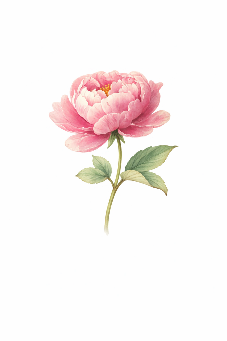 Pink peony wedding flower