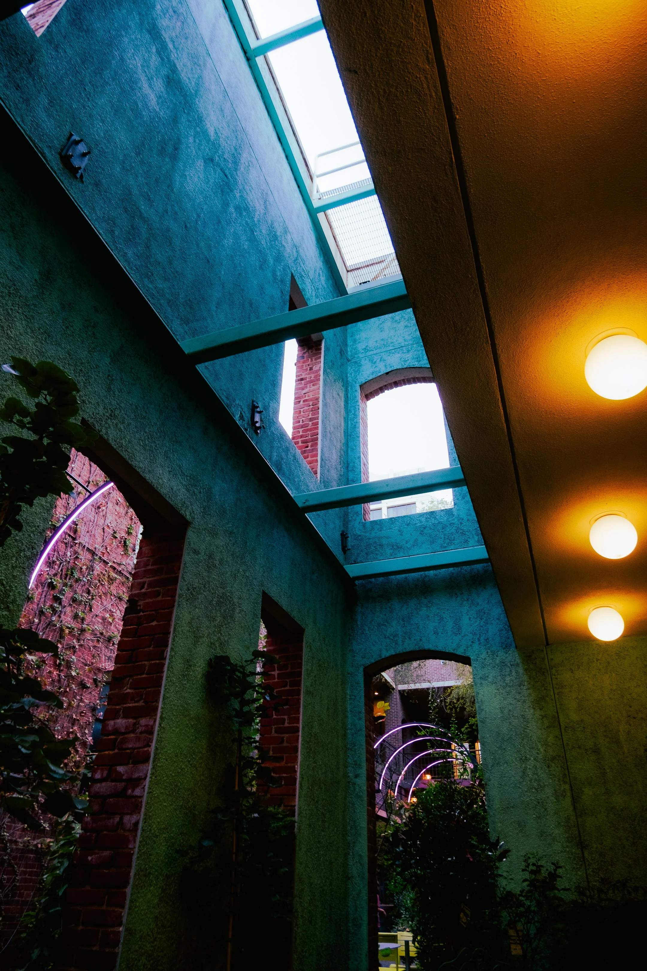 Outdoor commercial space photograph Dallas TX