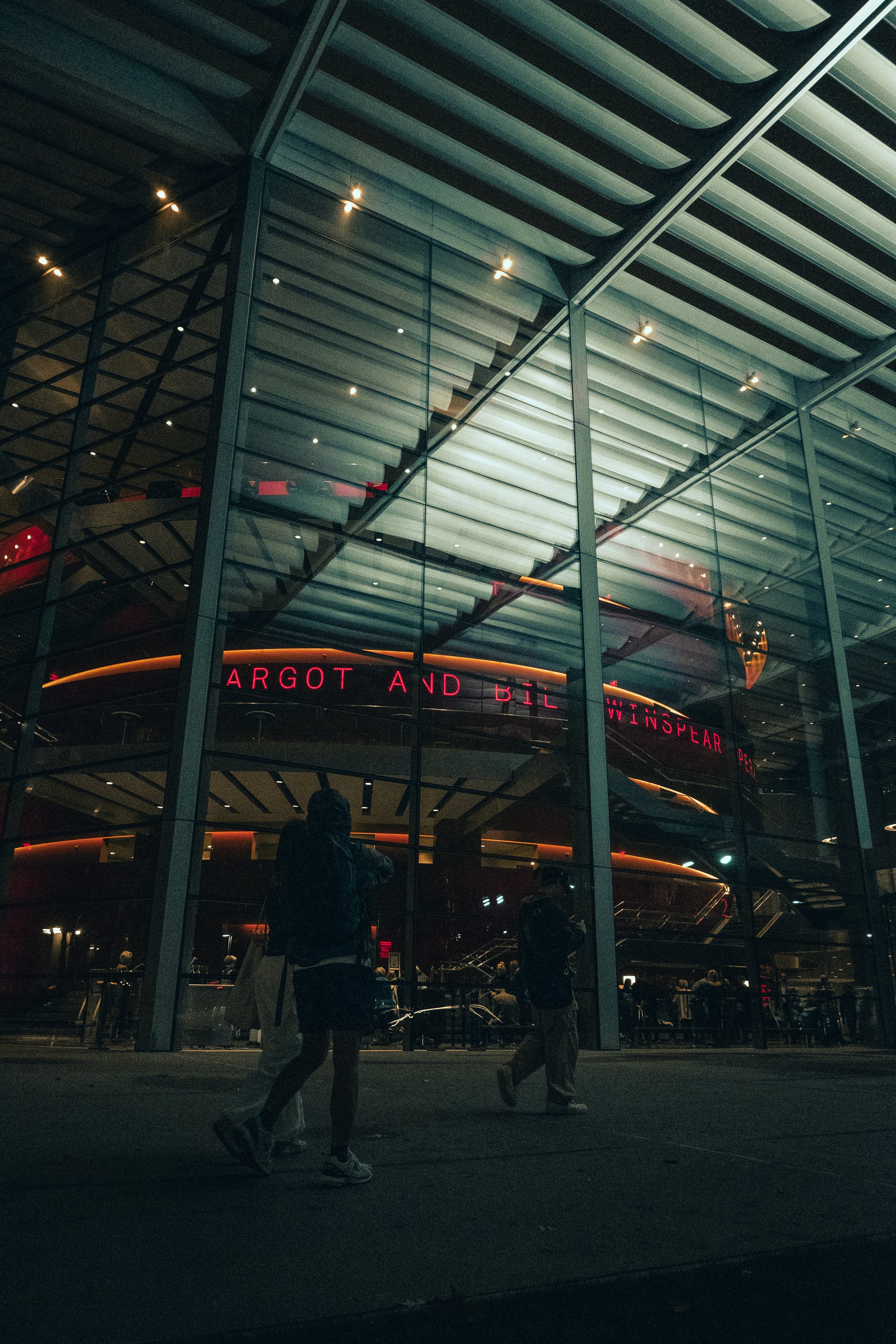 Modern building photographed in uptown Dallas