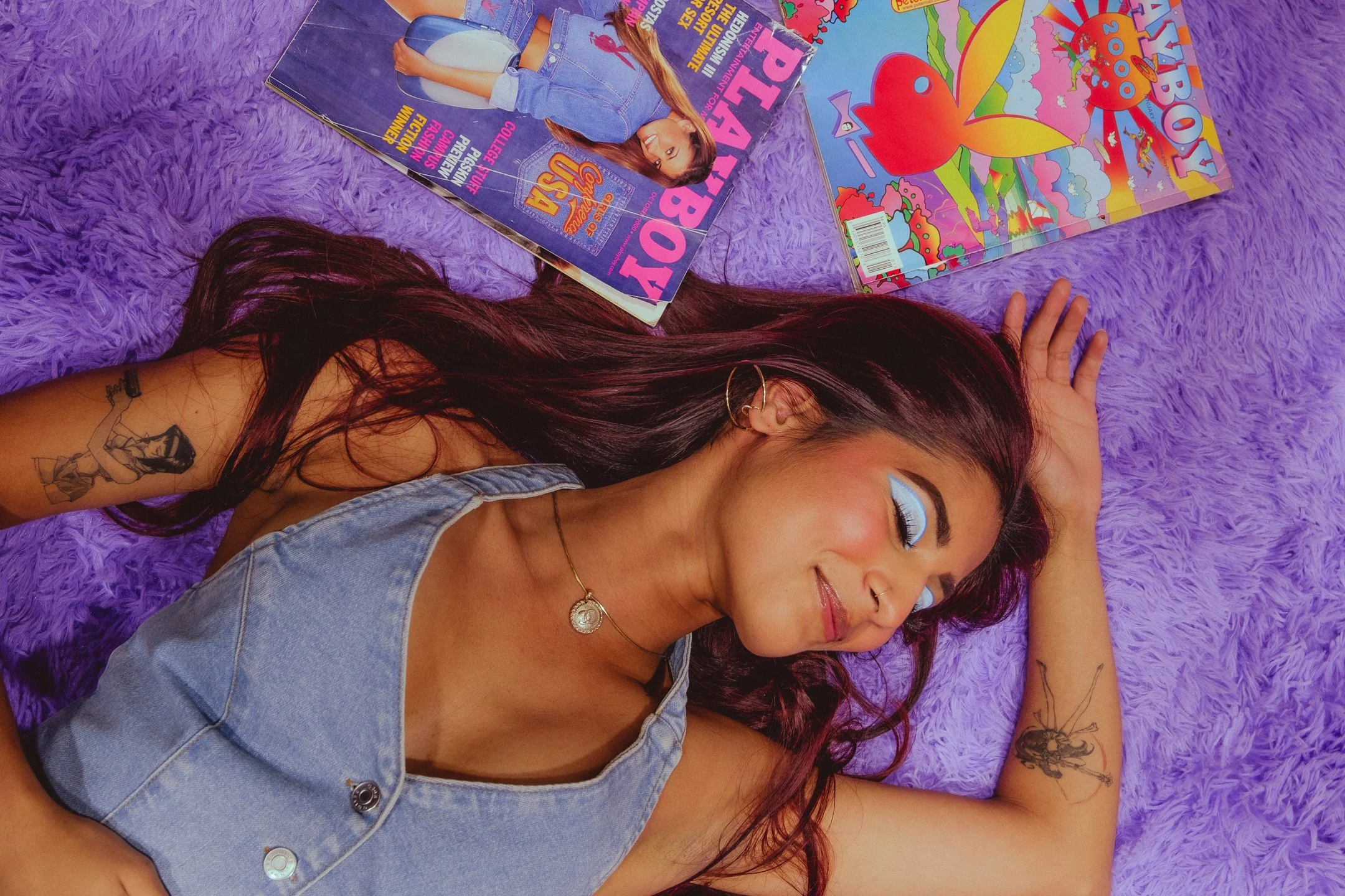 y2k early 2000's teen colorful branded portrait photograph in Dallas Texas