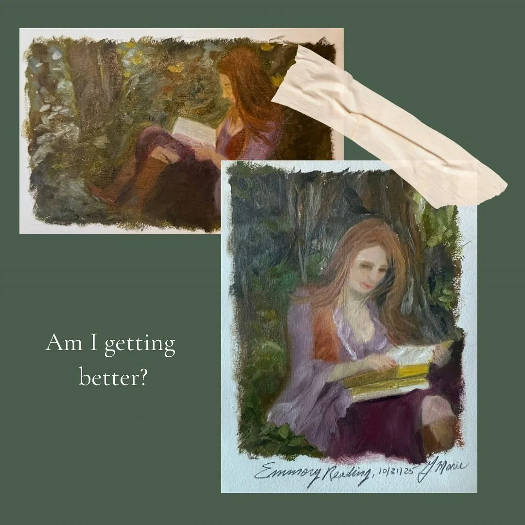 All I see is what&rsquo;s wrong, and what&rsquo;s wrong is too much. Do you think it will always be this way? After almost a year of doing this, I have an inkling that disappointment may a common state of mind for an artist. 

And what&rsquo;s even c