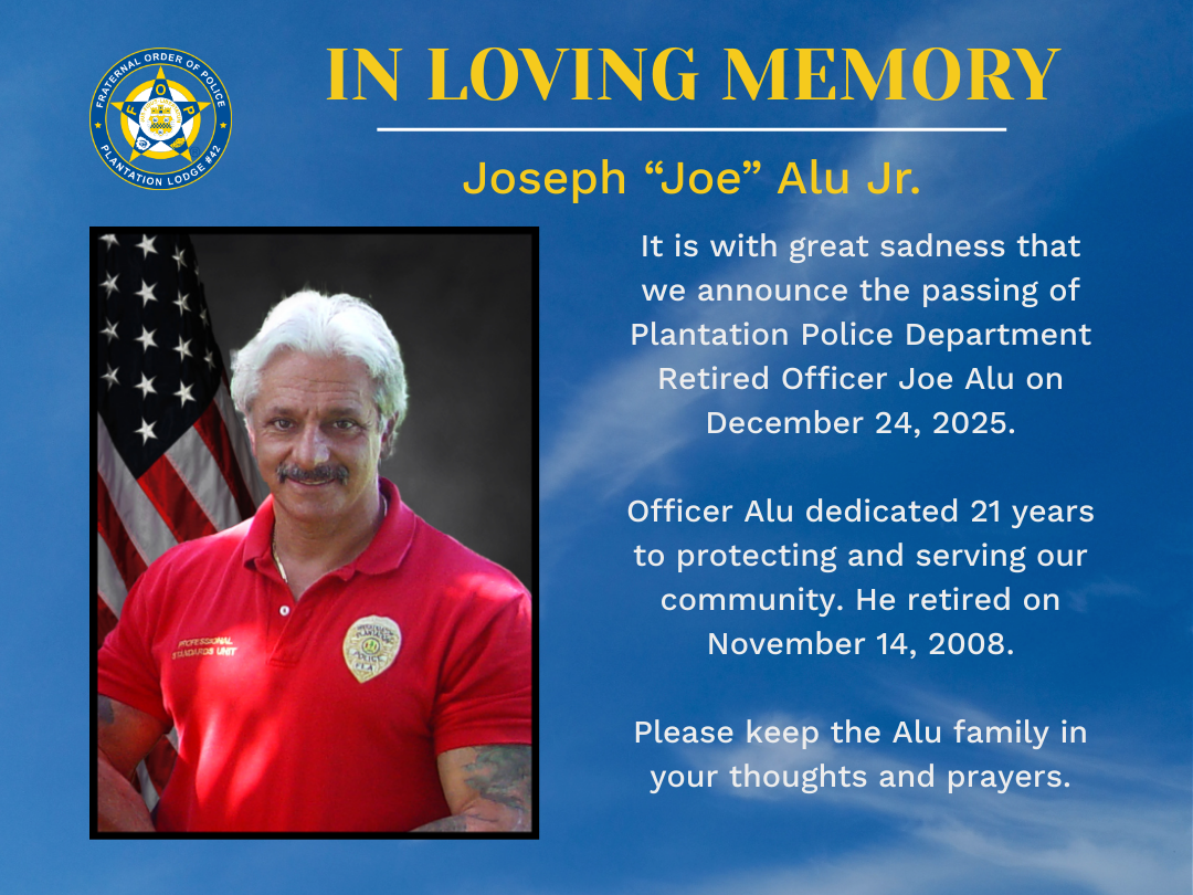 In Loving Memory: Officer Joe Alu