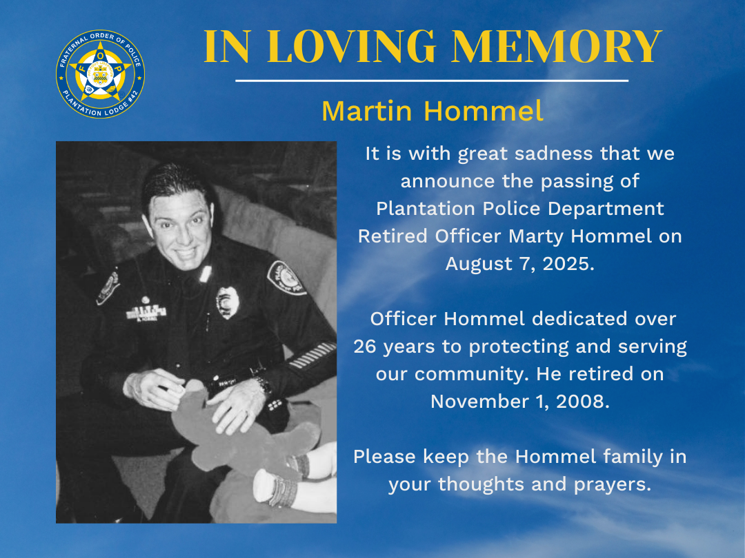 In Loving Memory: Officer Marty Hommel