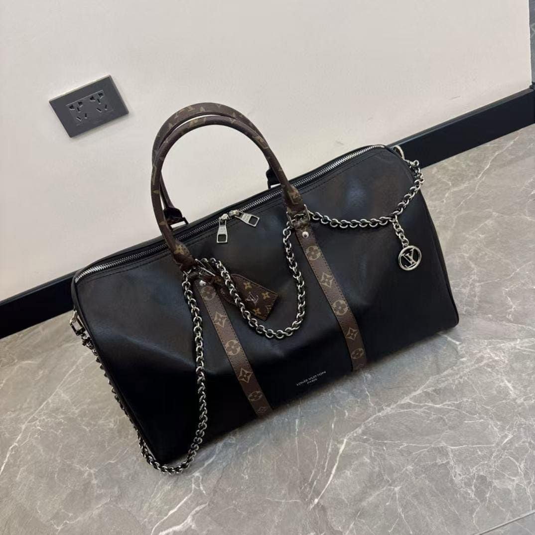 Style #96 Large Black Overnight Bag