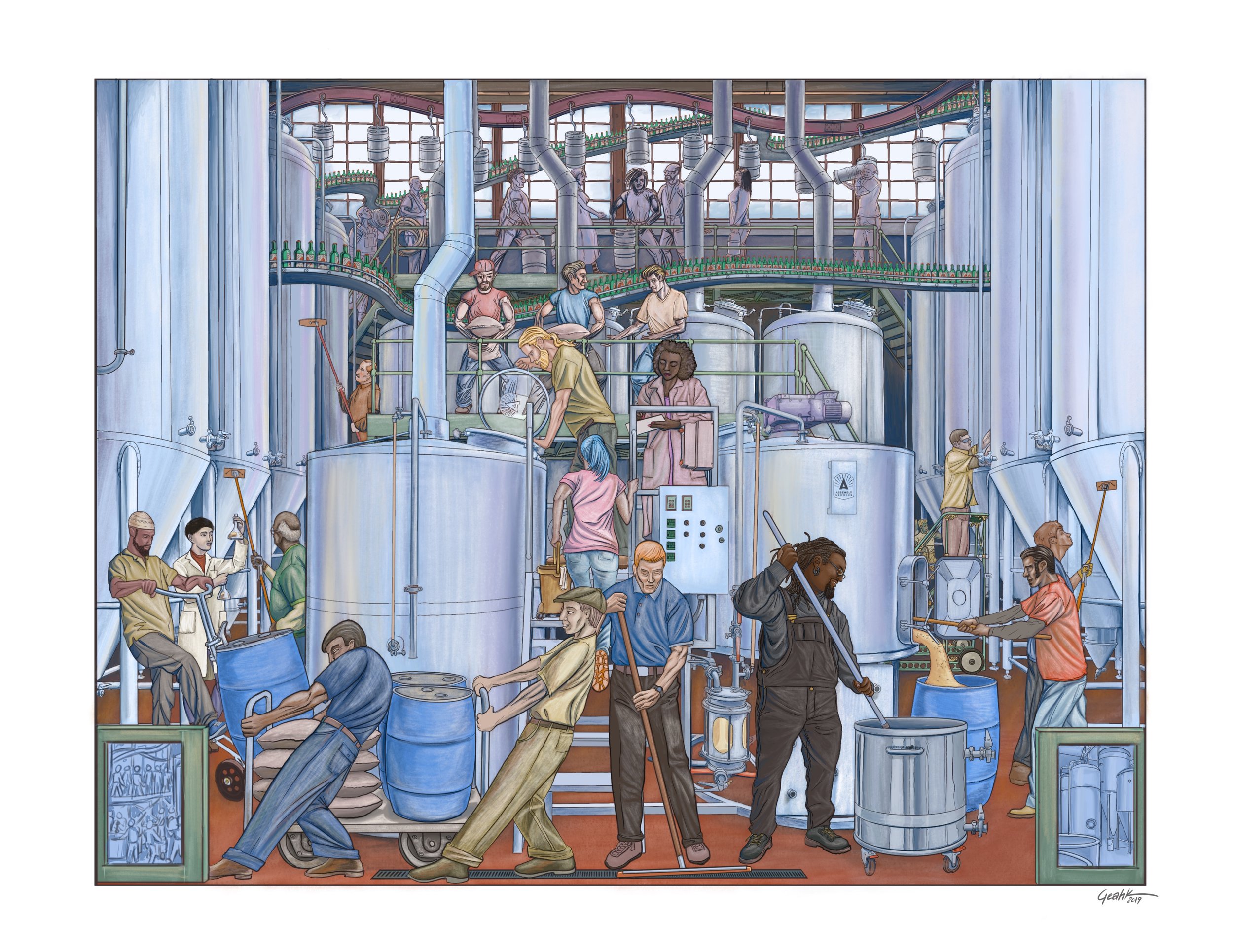 Assembly Brewing Mural