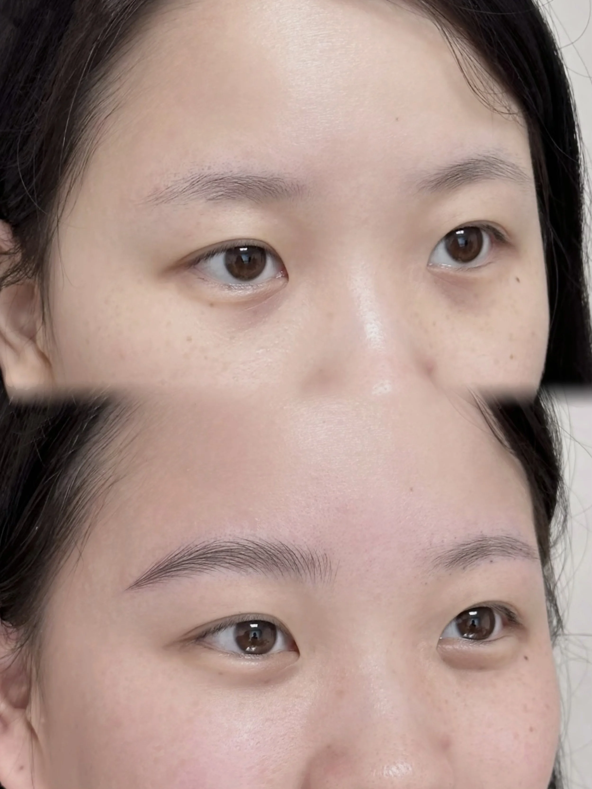 "Nano brows on different skin tones – semi-permanent eyebrow tattoo for all complexions."