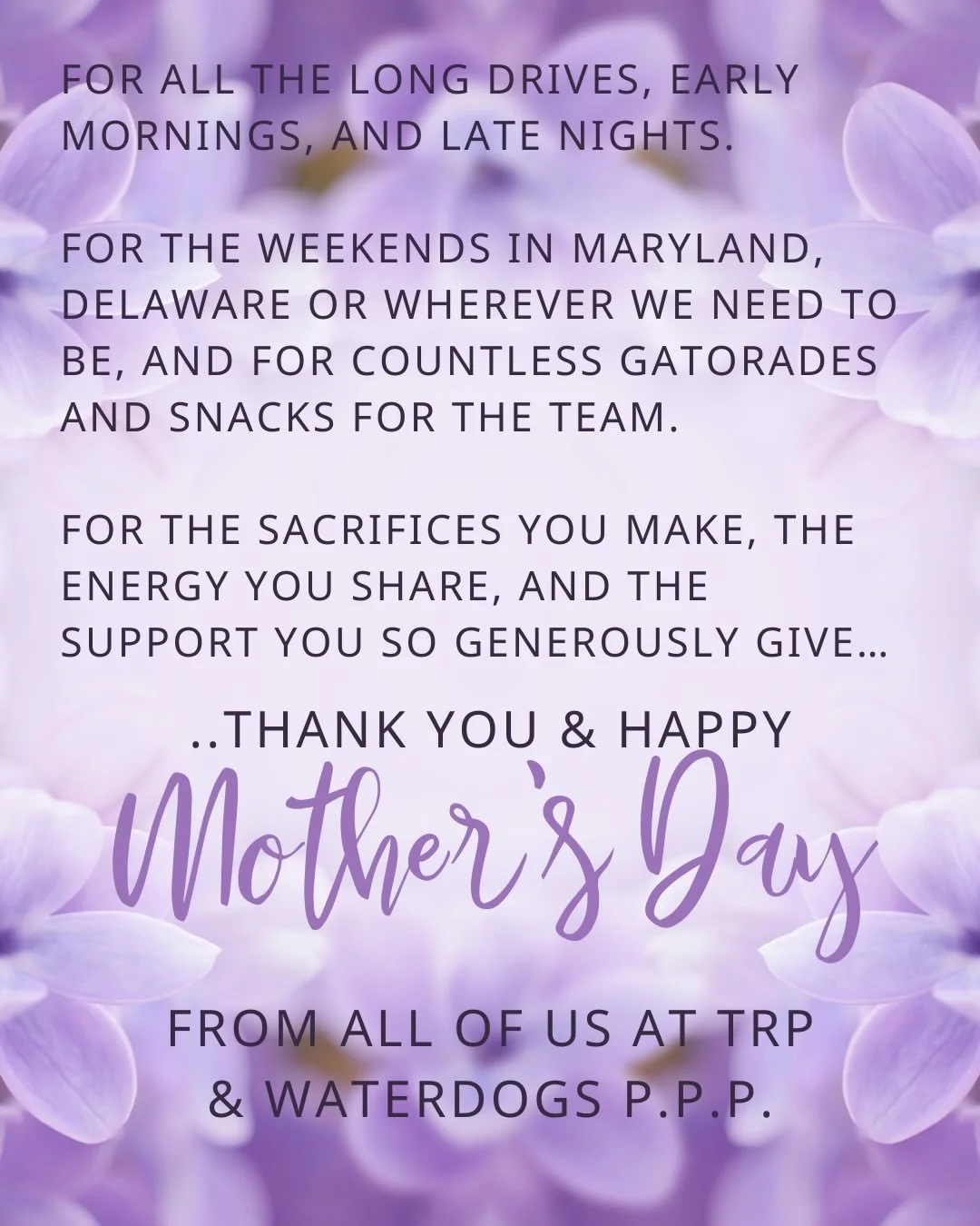 We see you and we appreciate you! Happy Mother&rsquo;s Day to all of the amazing Moms in our lives and in our lacrosse community!

#happymothersday #phillylacrosse