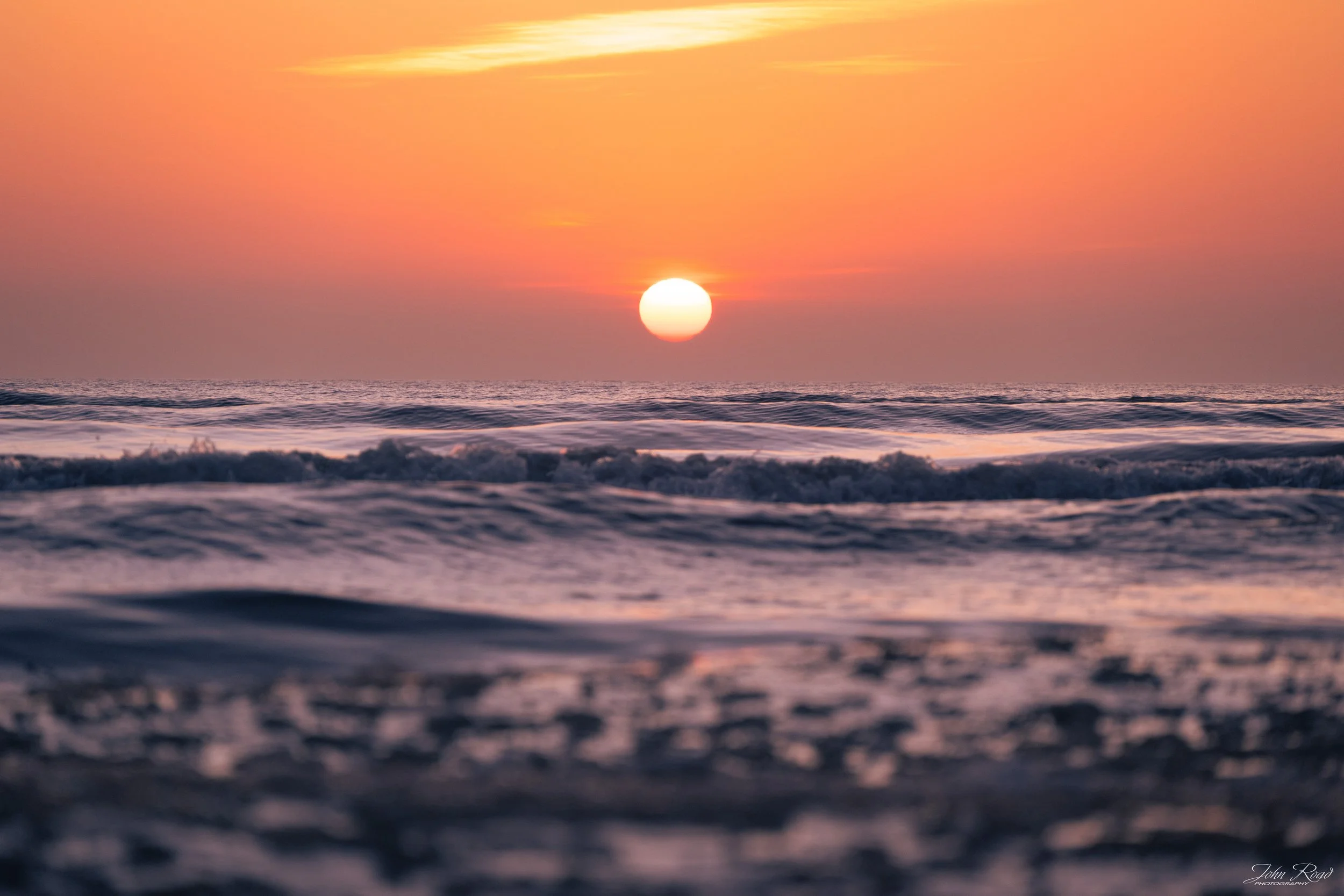 Winter Awakening sunrise over icy winter landscape, photograph by John Road, available on metal, canvas, and luster paper.