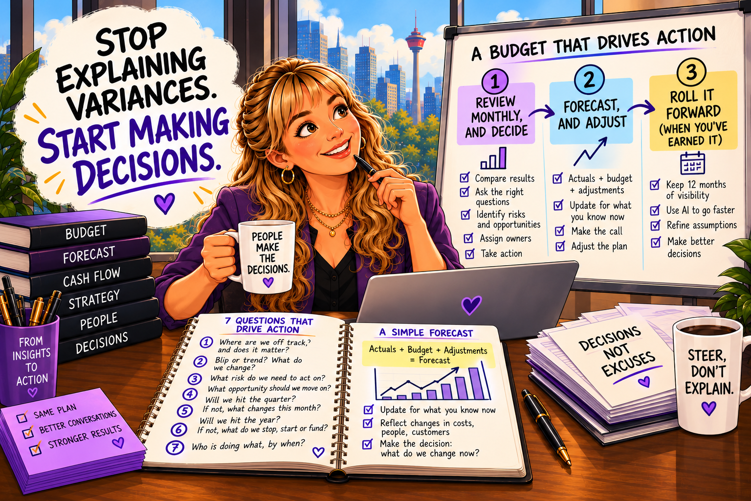 Stop Explaining Variances. Start Making Decisions.