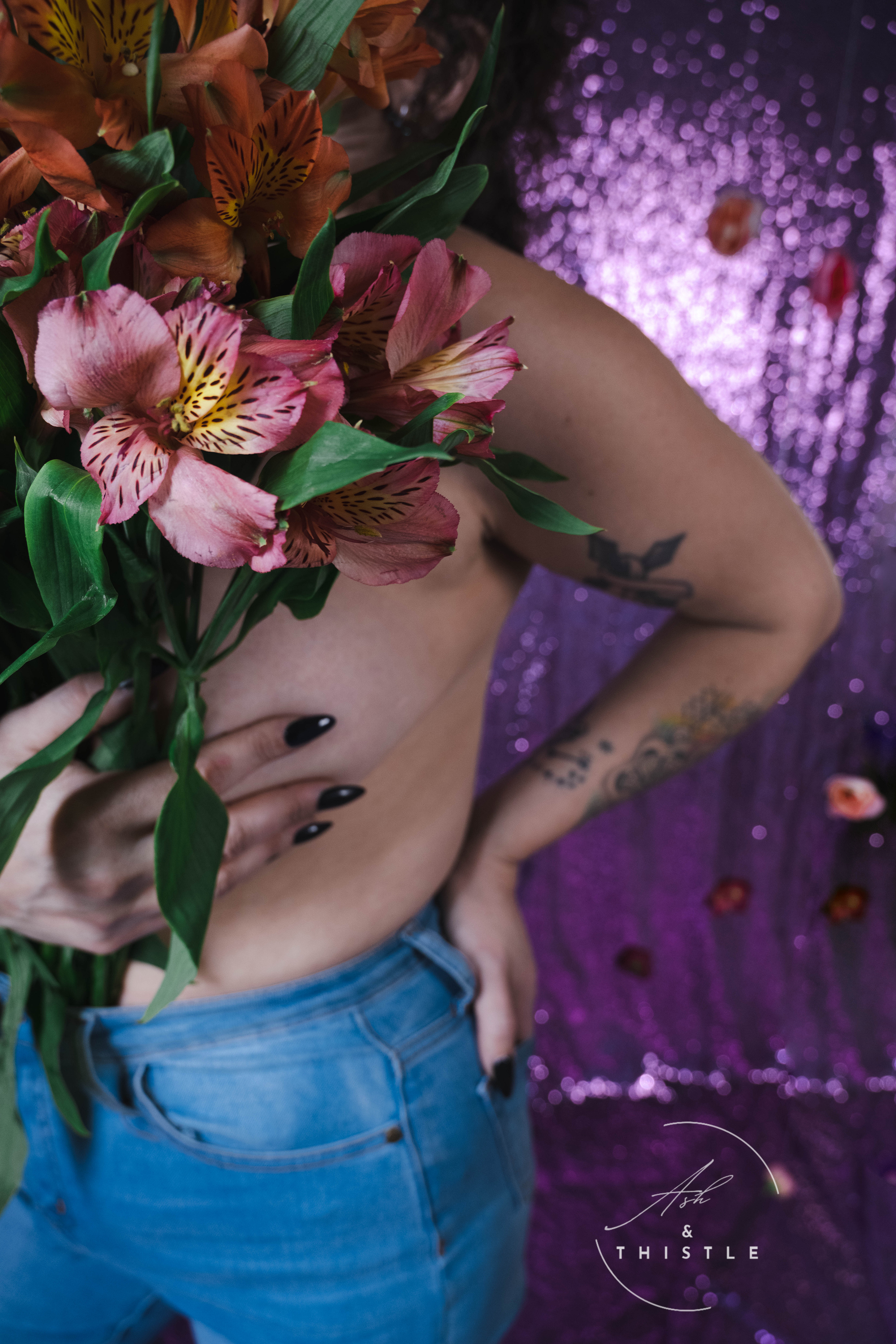 Flower Top Boudoir Photography in Toledo, Ohio