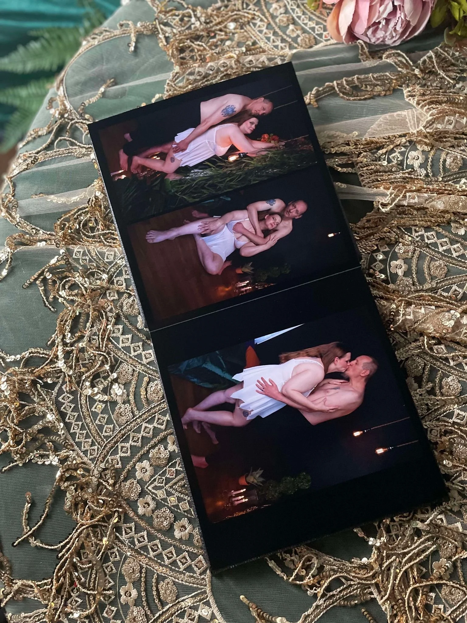 Inside view of 8x8 album