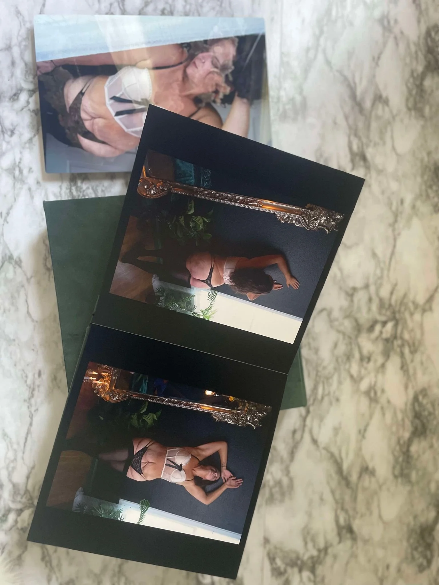 Inside view of 8x8 album