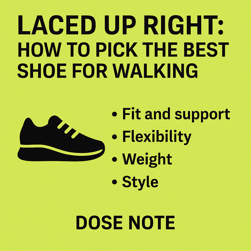 Laced Up Right: How to Pick the Best Shoe for Walking