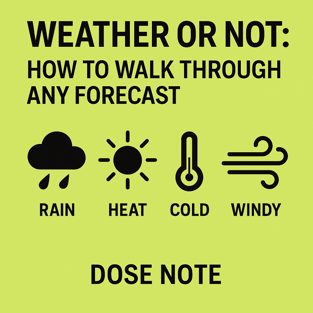 Weather or Not: How to Walk Through Any Forecast