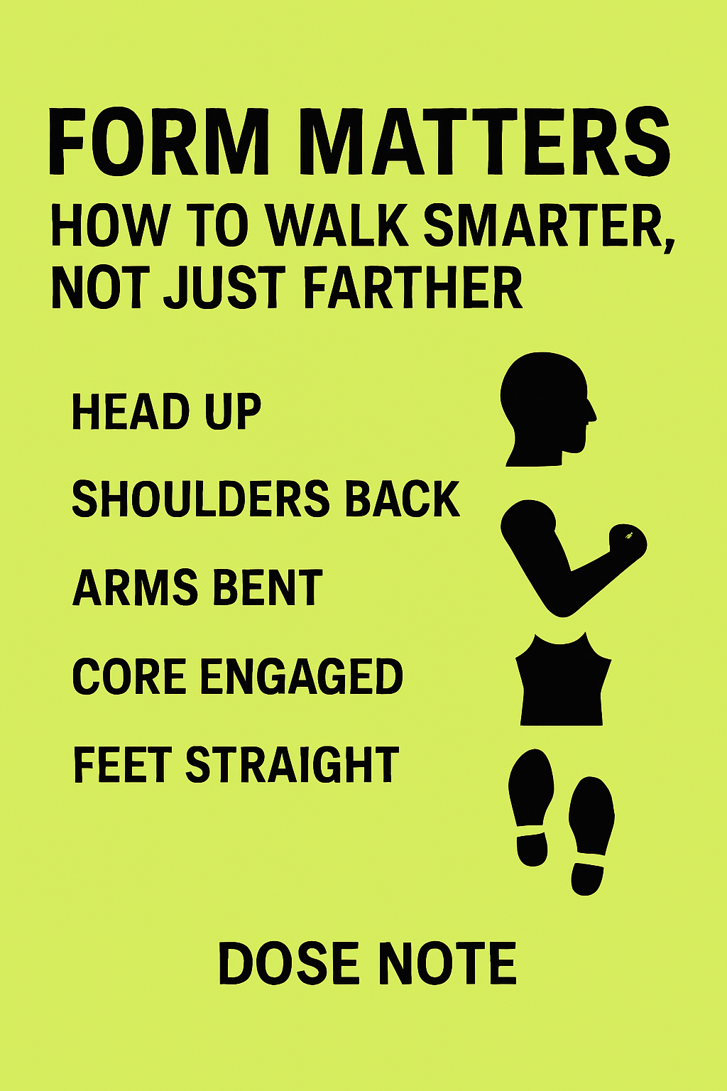 Form Matters: How to Walk Smarter, Not Just Farther