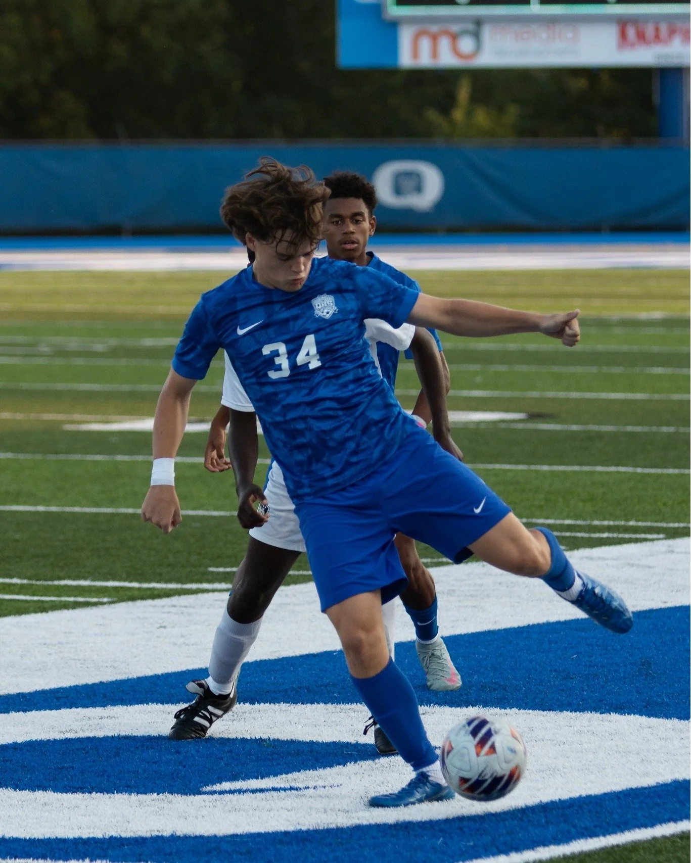 Photo drop from Thursday night's cross town rivalry game where the @qhs_soccer team took on @quincynotredame! The boys hit the road this Tuesday and Thursday, taking on Rock Island and Hannibal respectively, before returning to Flinn Stadium next Sat