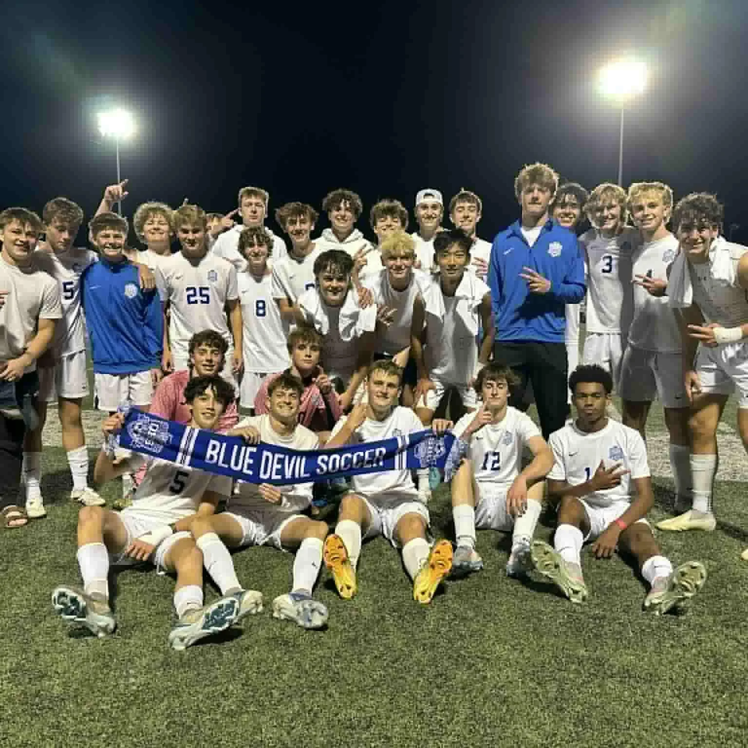 The @qhs_soccer team took home the win last night against their cross town rivals QND with a 1-0 victory! The win caps the season as far as home town games go. The boys hit the road next week for games against Sterling and Springfield high to finish 