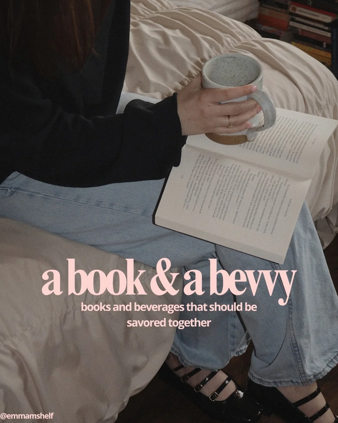 A book and a bevvy ☕️ as a self-identifying beverage connoisseur, I loved making this so much. Comment below if I missed your favorite drink and I&rsquo;ll do another 🥃🍸🍷🧋