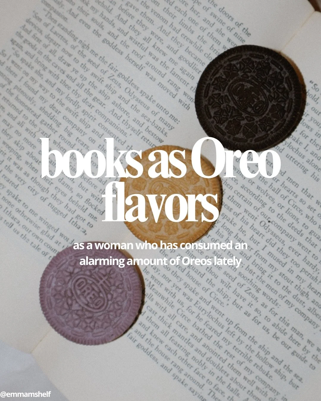 I cannot tell you how many packs of @oreo cookies I&rsquo;ve bought and eaten just in the last month ALONE. So enjoy my favorite cookies and some of my favorite books paired together !!! 🖤🤍🖤🤍🖤🤍🖤