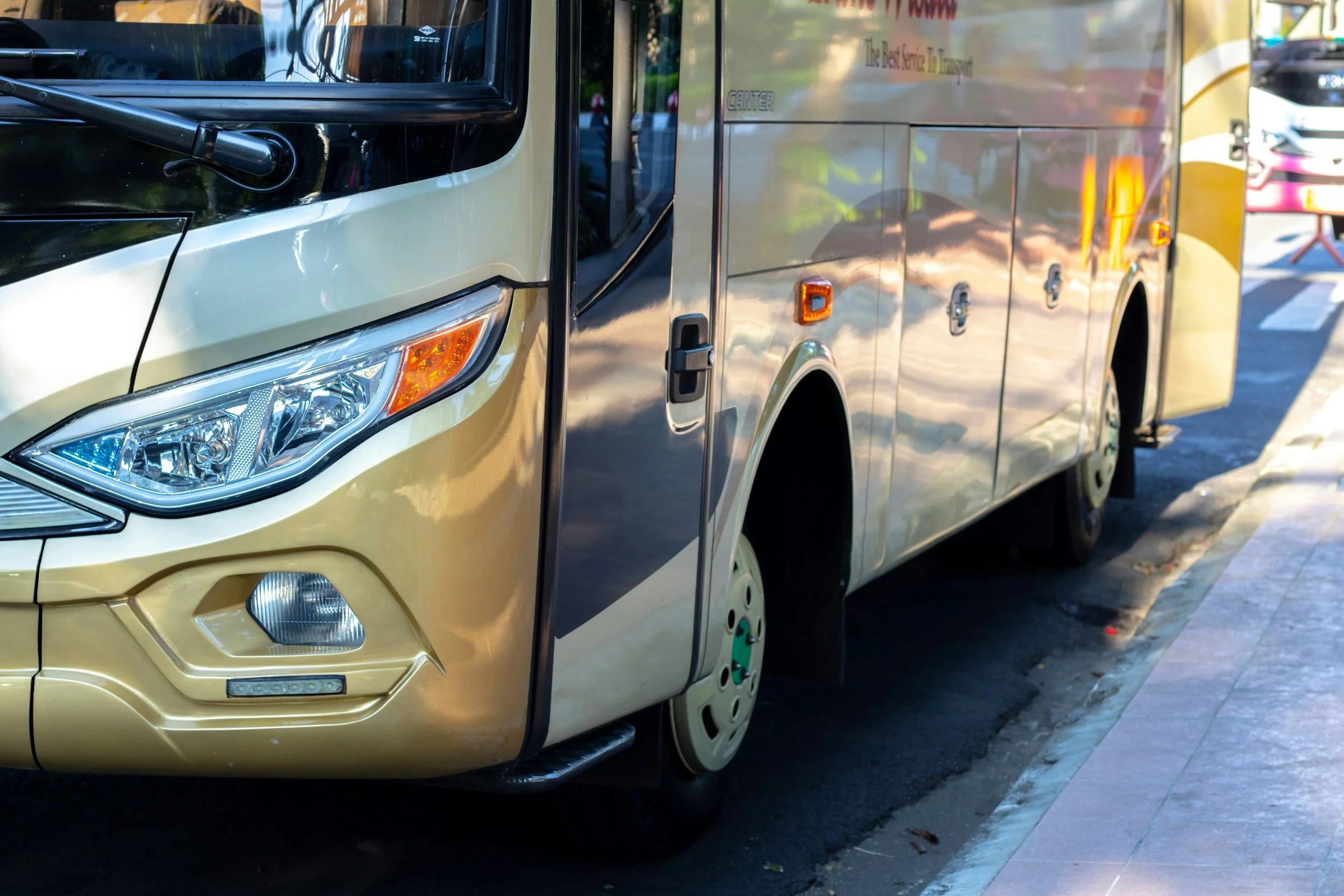 Logistics, bus, flight