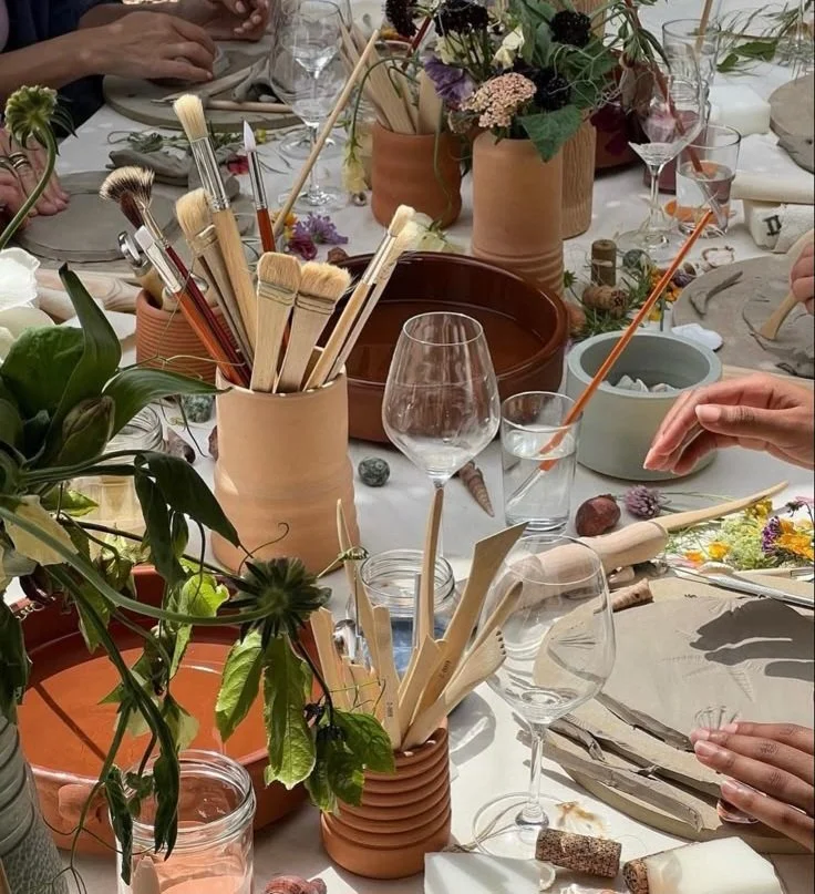Clay & Flowers workshop