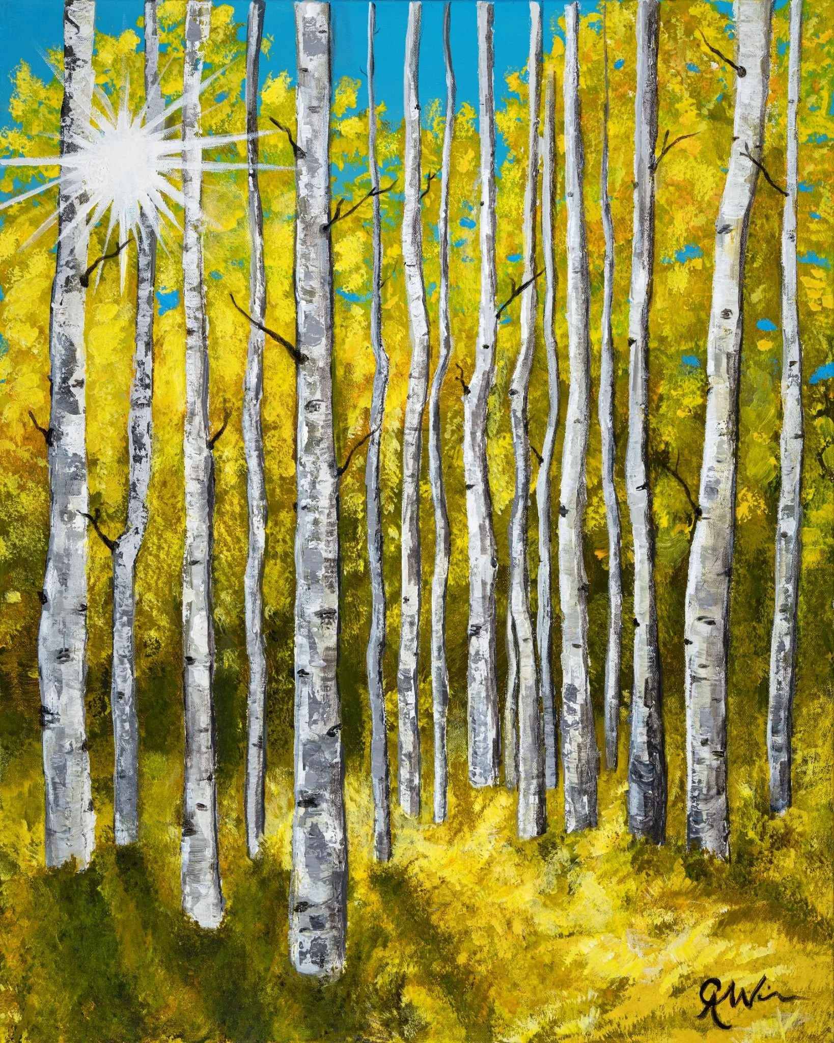 Aspens at Powder Mountain 24" X 30"