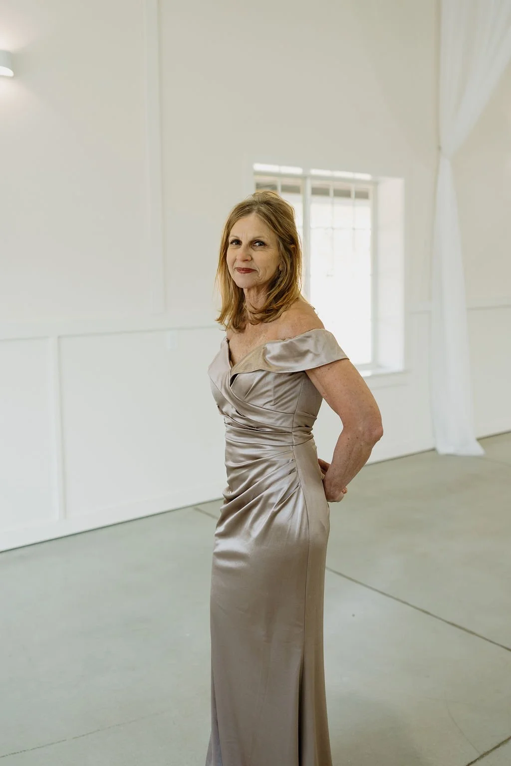 Silver Mother Of The Groom Dress