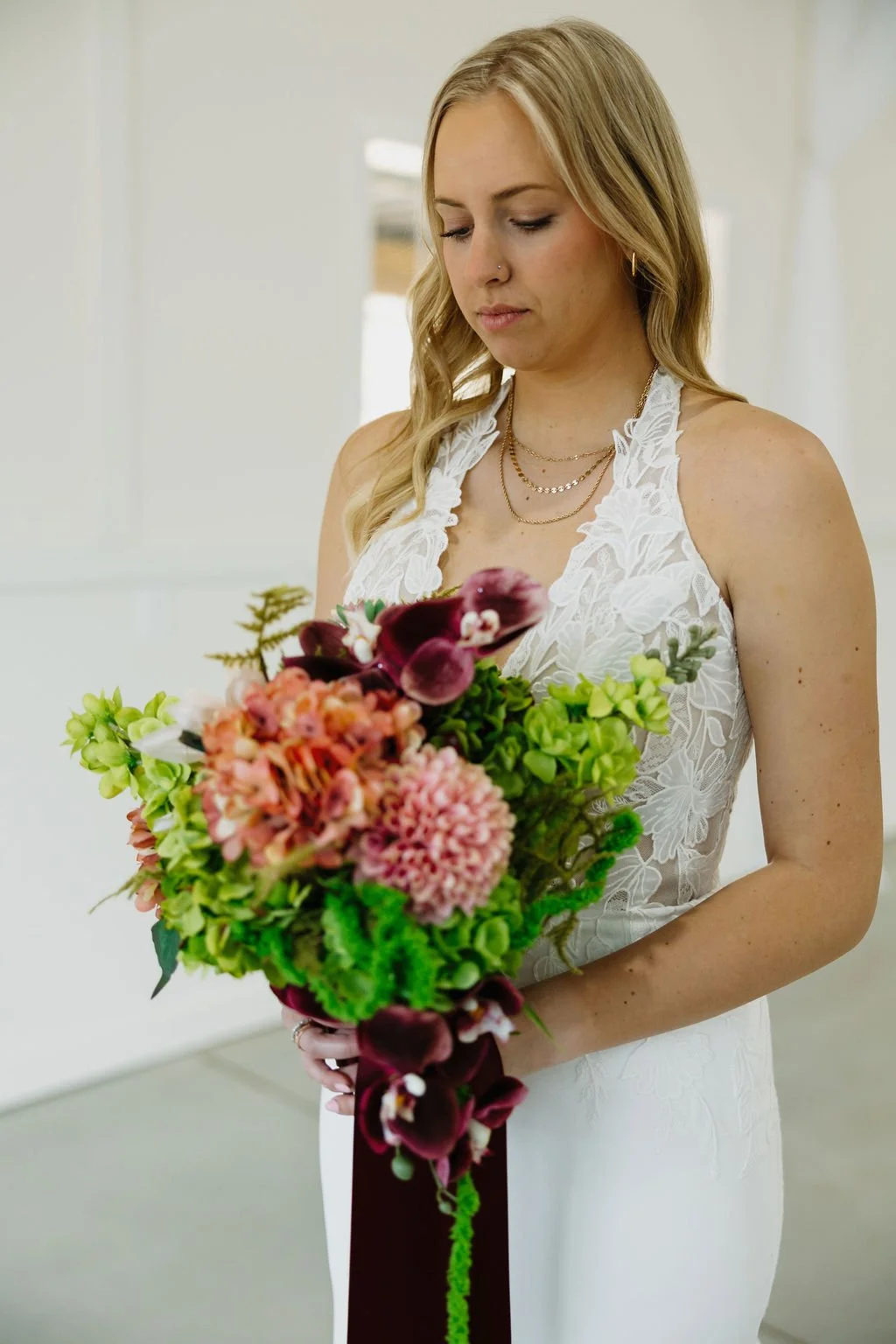 Halter Top Wedding Dress