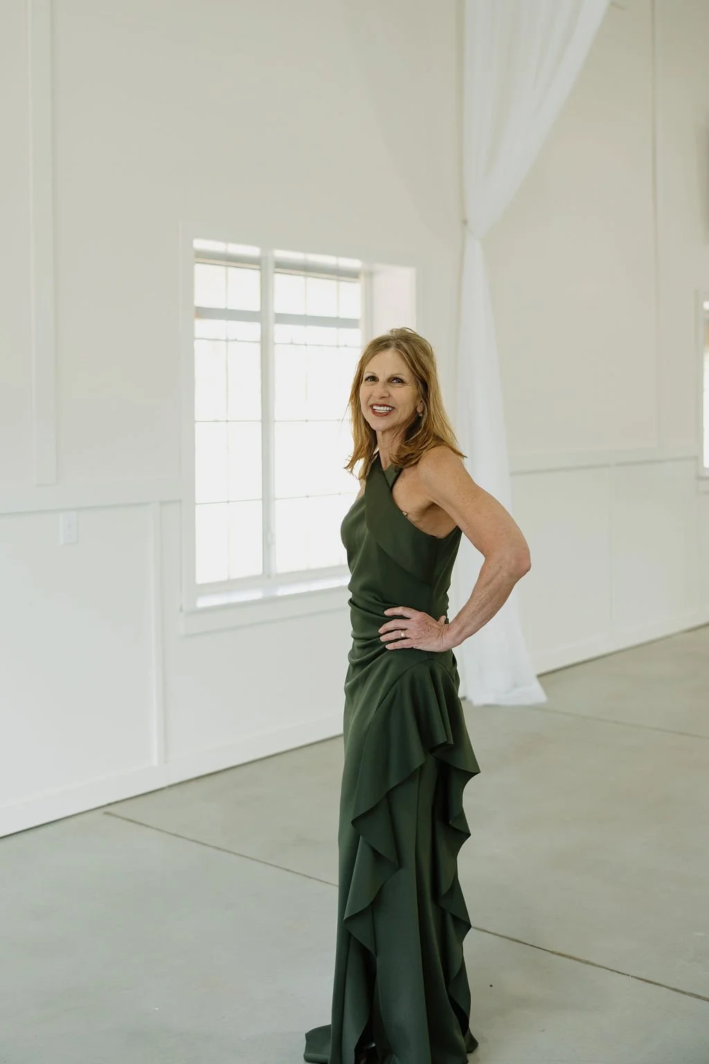 Olive Green Mother Of The Groom Dress