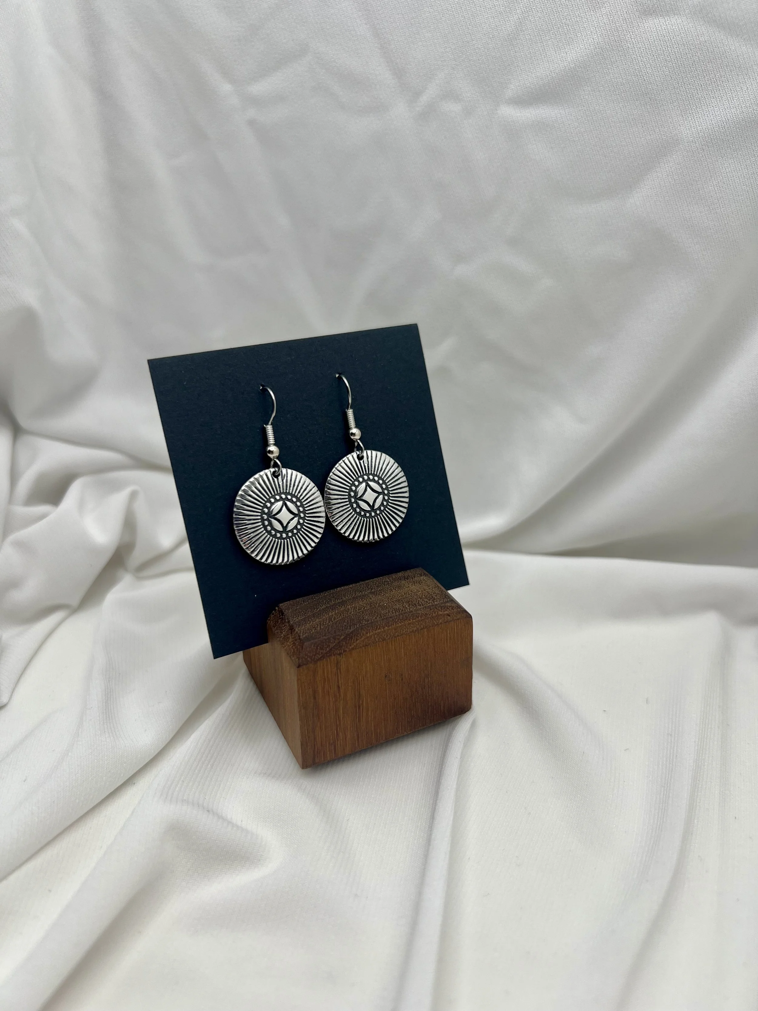 XS Shield Disc Earrings