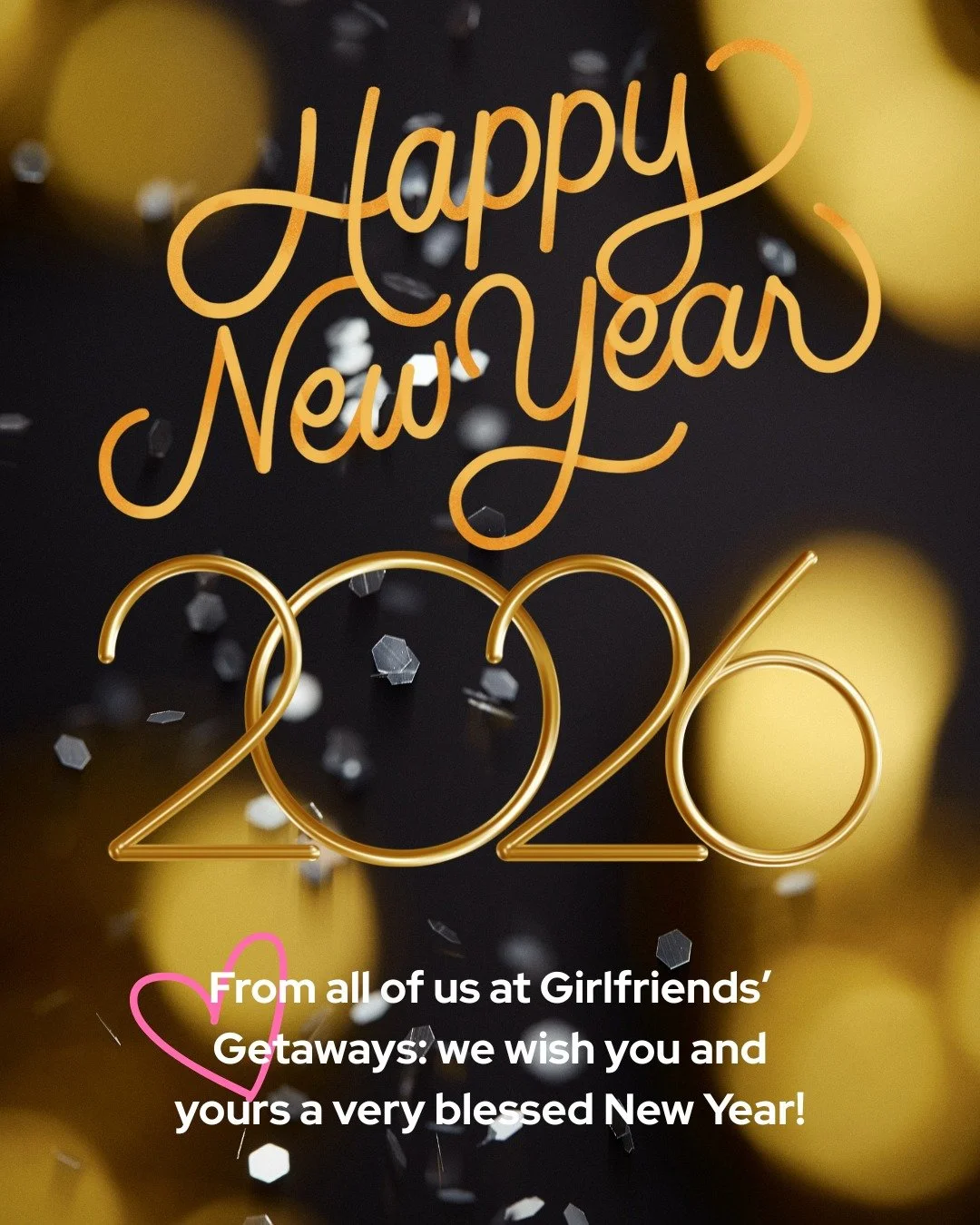 2025 had some incredible moments! For instance, we started Girlfriends' Getaways!! It had some much harder moments, too. MUCH. But here we are! Still standing!!! 

Here's to 2026 and all that God has in store for every one of us!! May you and your lo