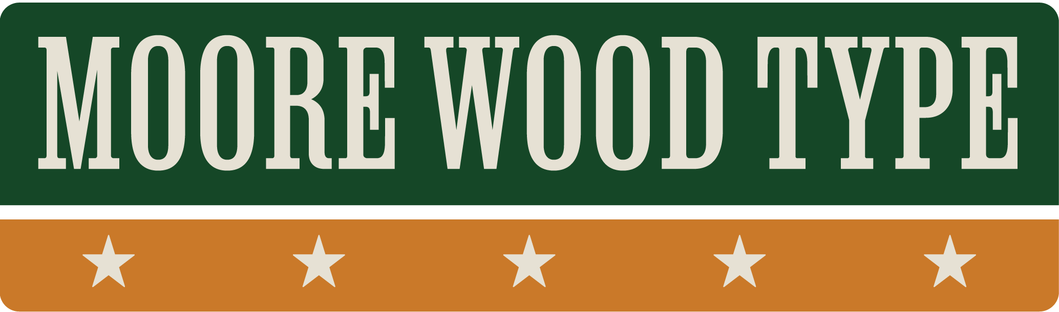 Moore Wood Type | New Letterpress Type, image size:2068x610