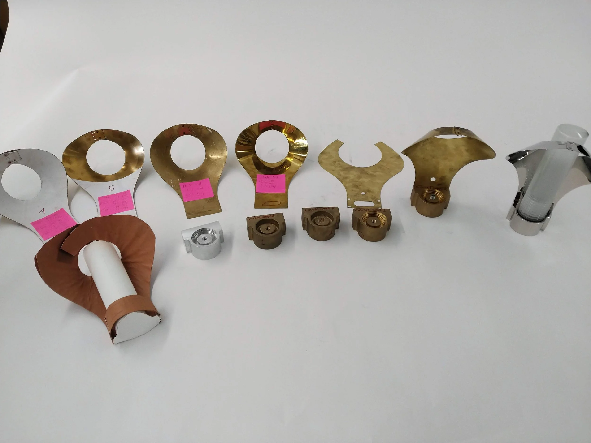 Various Shade and Base prototypes